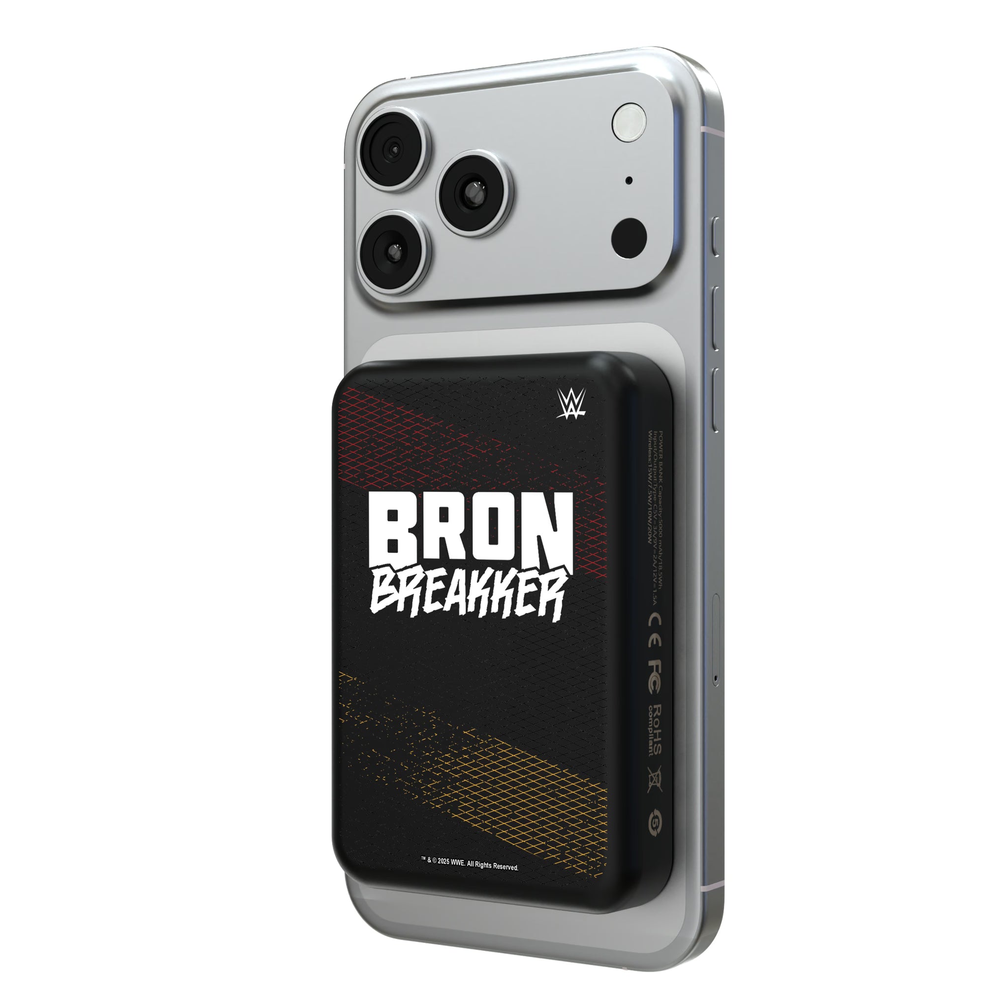 Bron Breakker Steel Wireless Mag Power Bank