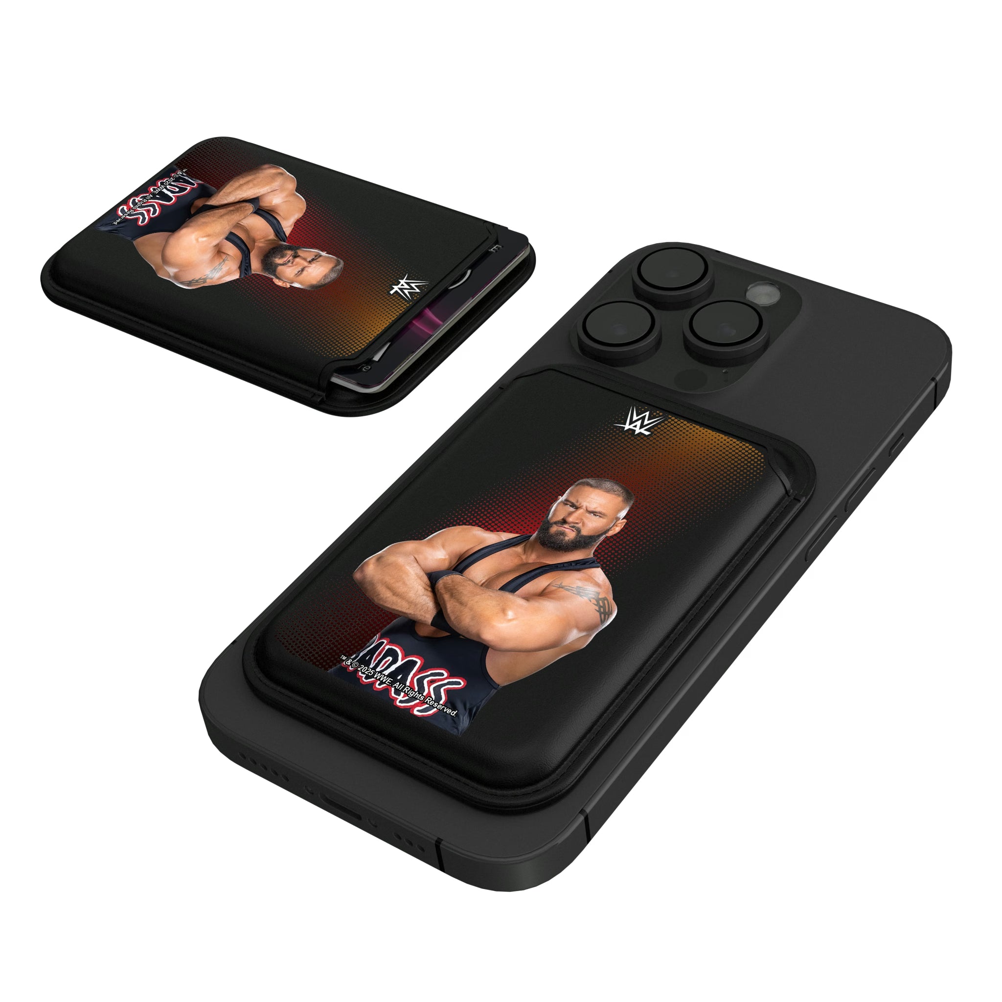 Bron Breakker Superstar Black Magnetic Credit Card Wallet