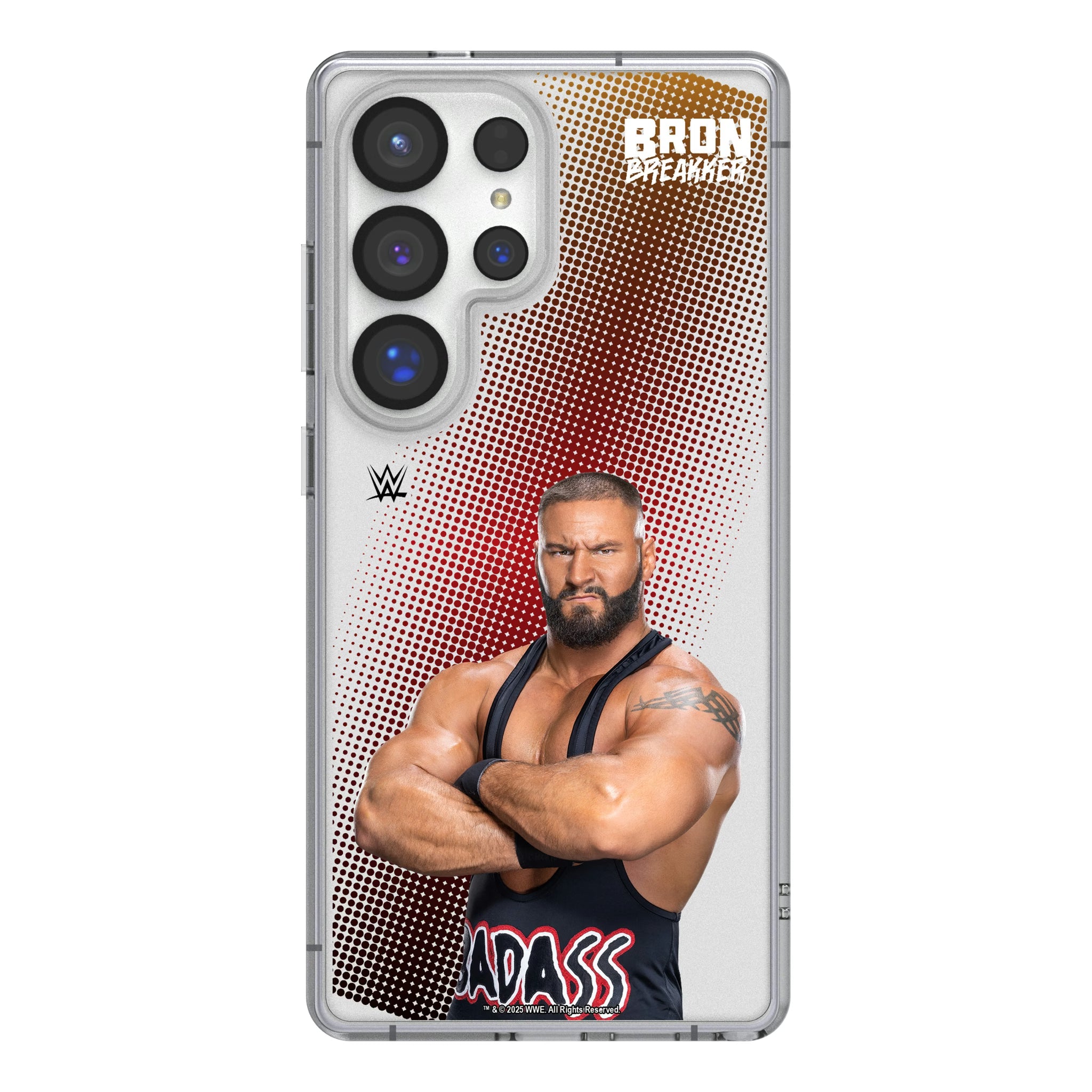 Bron Breakker Superstar Galaxy Clear Phone Case for Samsung Galaxy