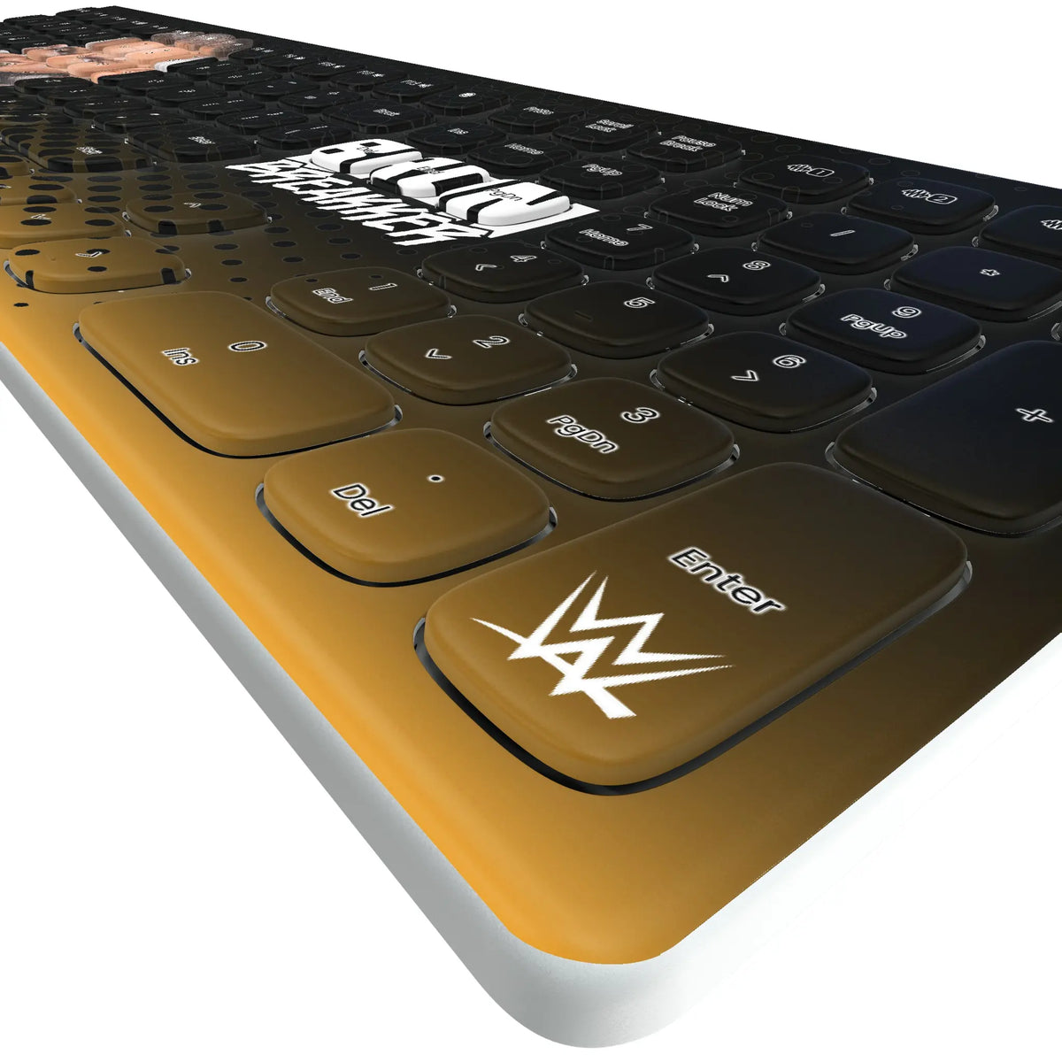 Bron Breakker Superstar KKB605 Curved Wireless Keyboard - Detail