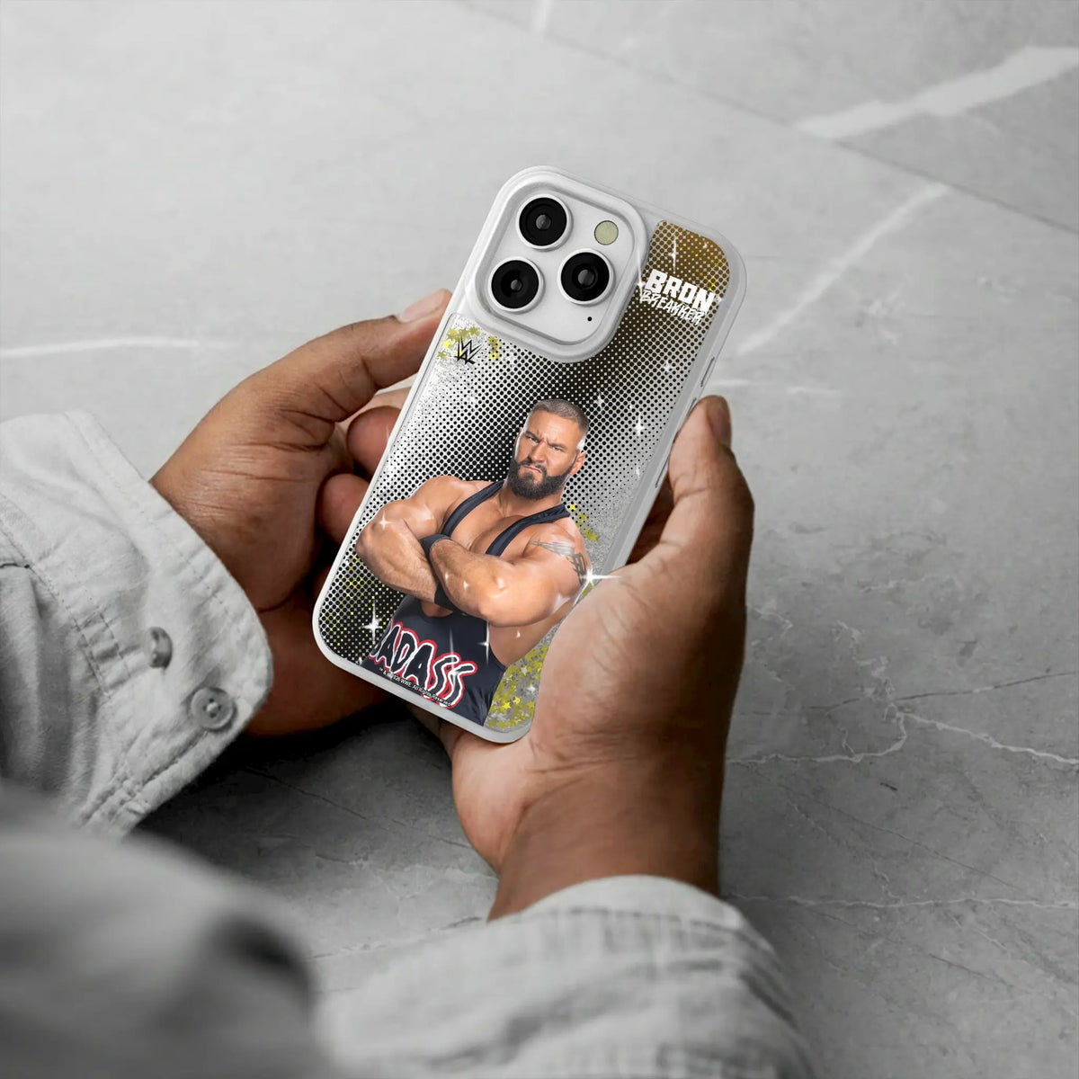 Bron Breakker Superstar iPhone Glitter Phone Case for Apple iPhone - Lifestyle#Device_iPhone 16 Pro