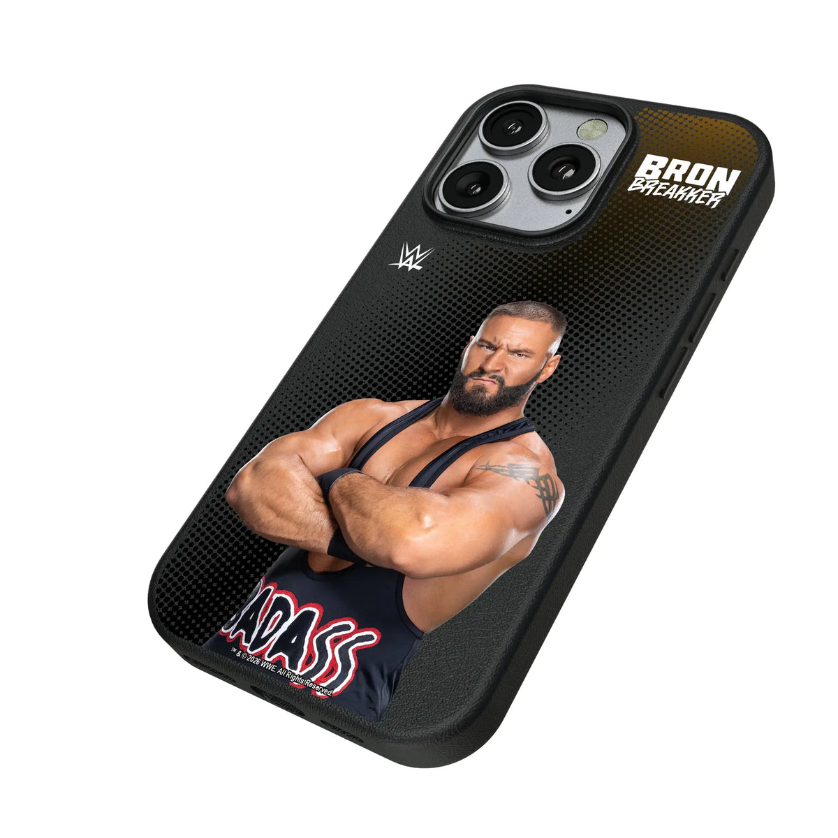 Bron Breakker Superstar iPhone MagSafe Compatible Phone Case for Apple iPhone - Isometric View#Device_iPhone 16 Pro