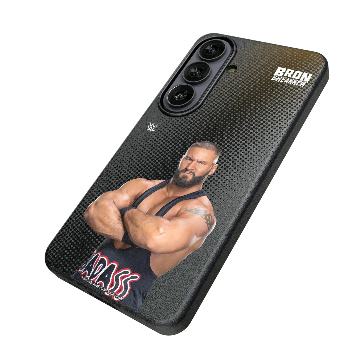 Bron Breakker Superstar Galaxy MagSafe Compatible Phone Case for Samsung Galaxy - Isometric View#Device_Galaxy S26