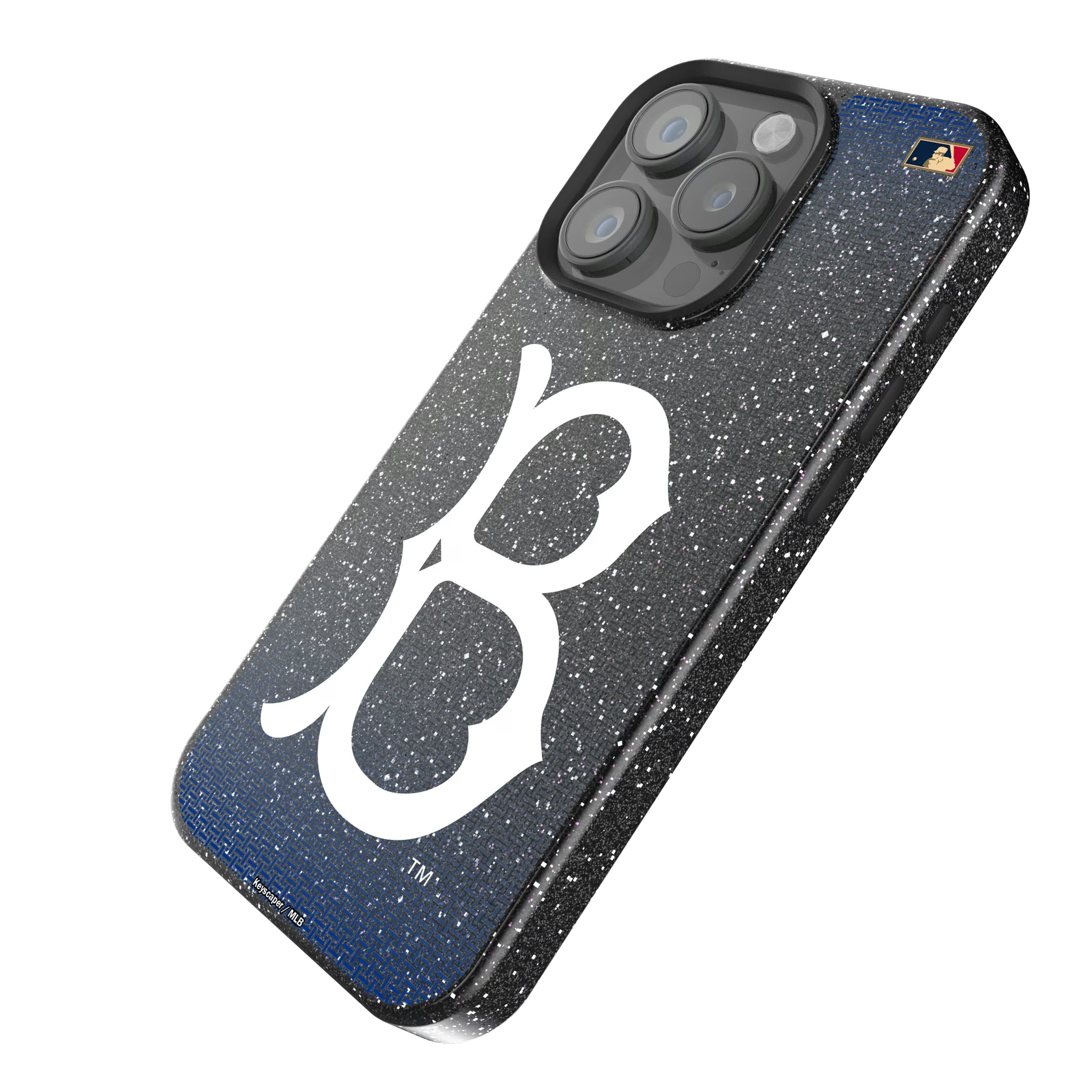 Brooklyn Dodgers 1949-1957 - Cooperstown Collection Linen iPhone Bling Phone Case for Apple iPhone - Isometric View
