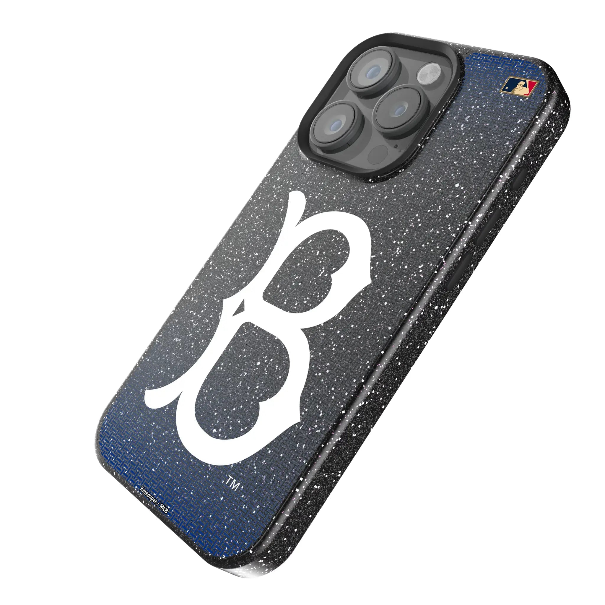 Brooklyn Dodgers 1949-1957 - Cooperstown Collection Linen iPhone Bling Phone Case for Apple iPhone - Isometric View