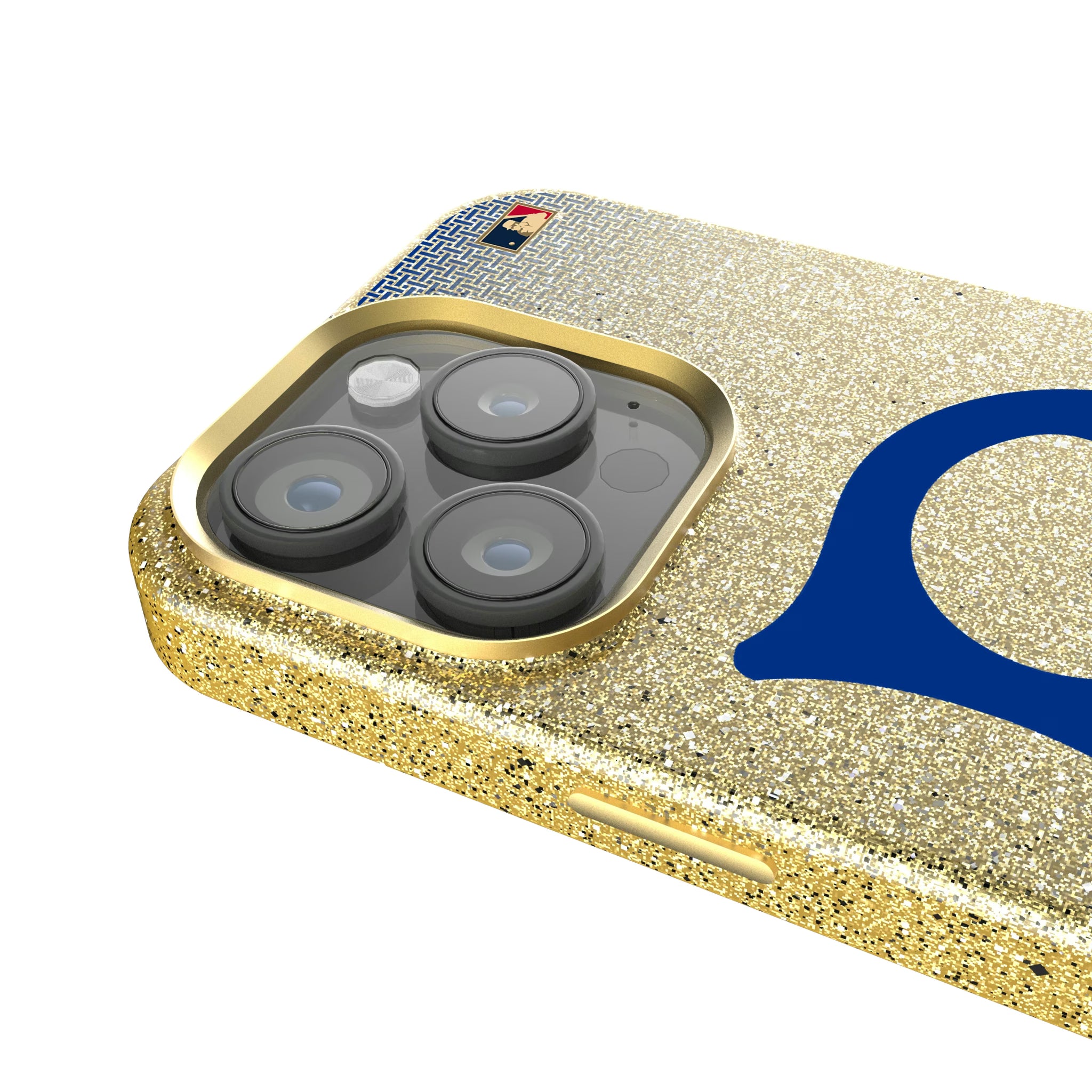 Brooklyn Dodgers 1949-1957 - Cooperstown Collection Linen iPhone Bling Phone Case for Apple iPhone - Detail