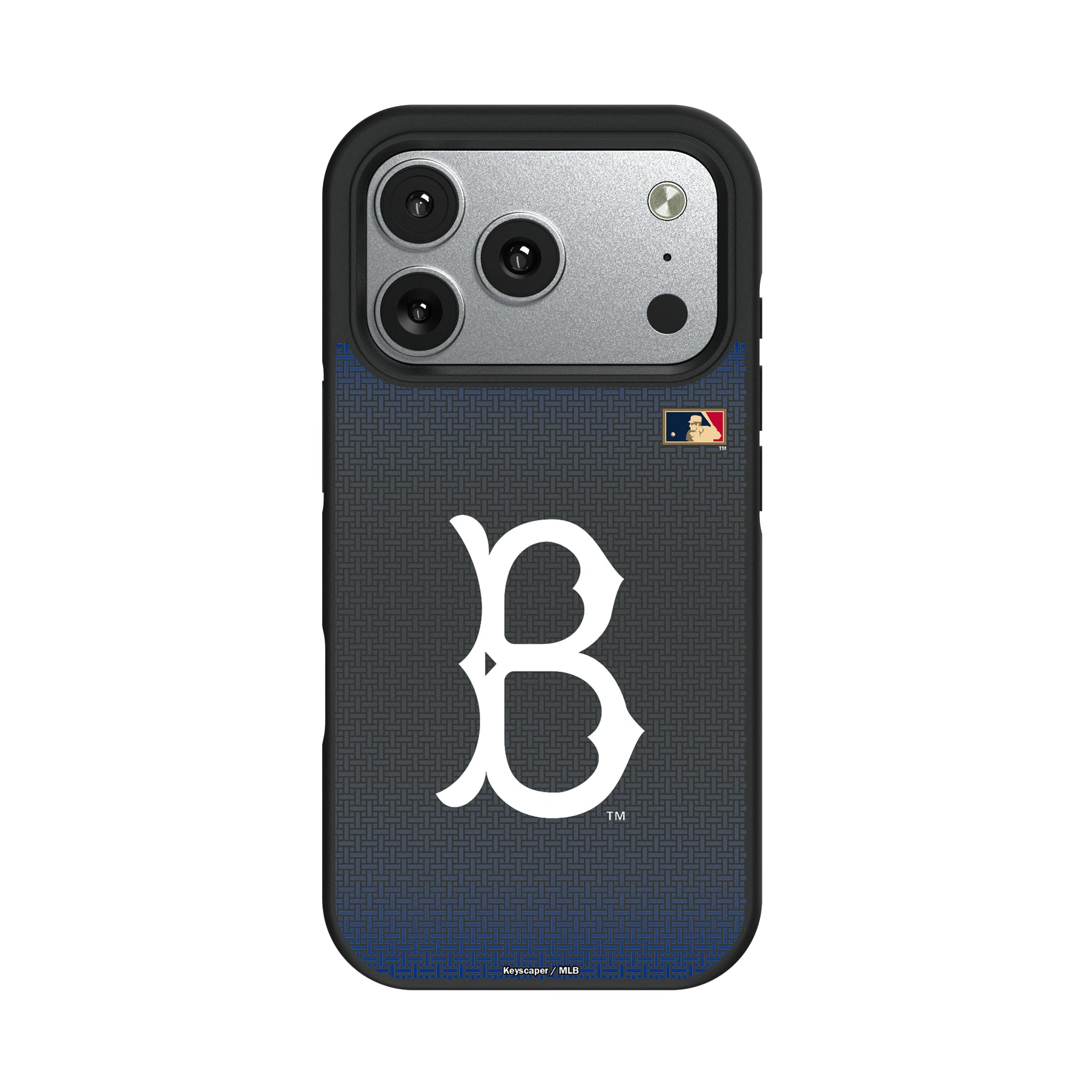 Brooklyn Dodgers 1949-1957 - Cooperstown Collection Linen iPhone Bump Phone Case for Apple iPhone#Device_iPhone 17 Pro