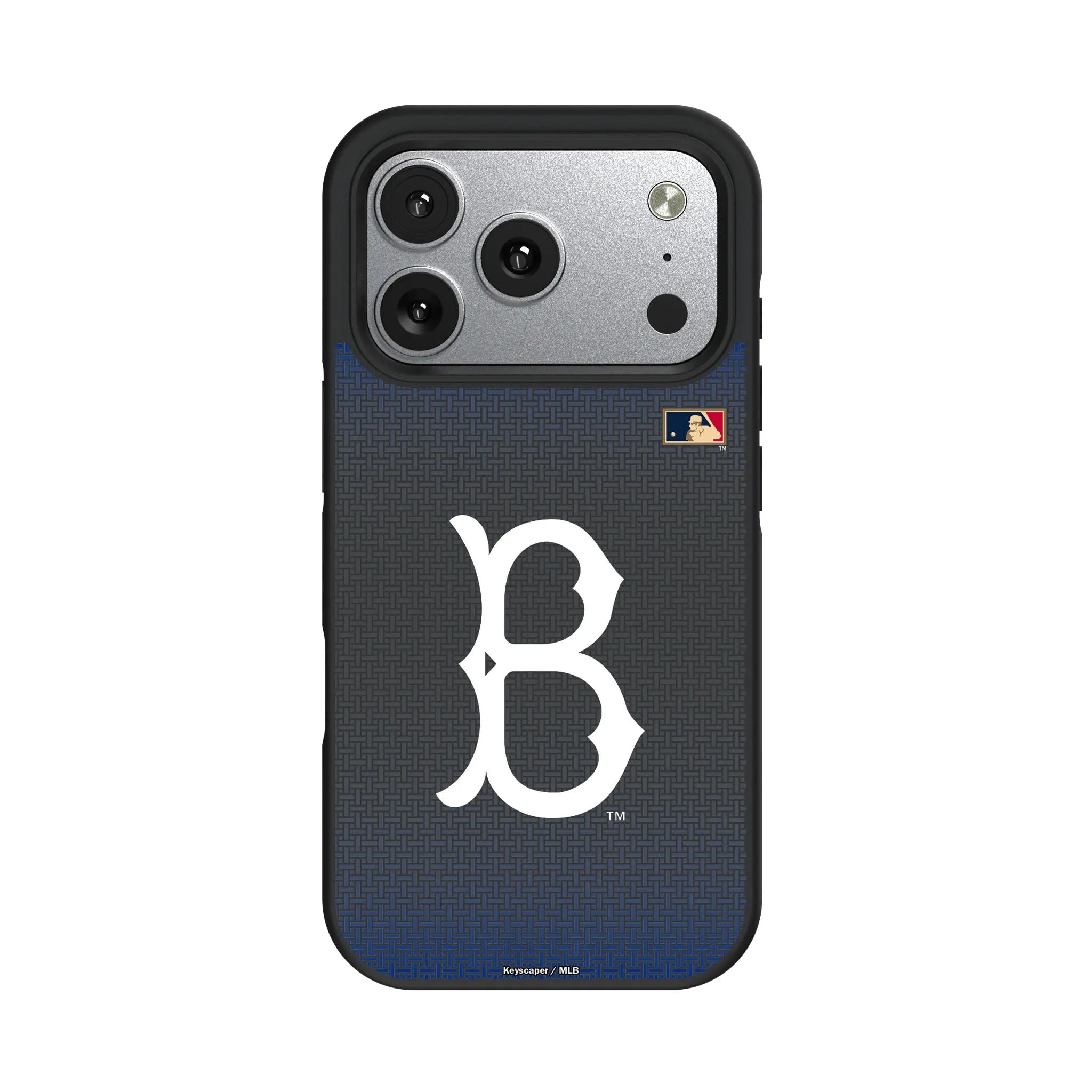 Brooklyn Dodgers 1949-1957 - Cooperstown Collection Linen iPhone Bump Phone Case for Apple iPhone#Device_iPhone 17 Pro