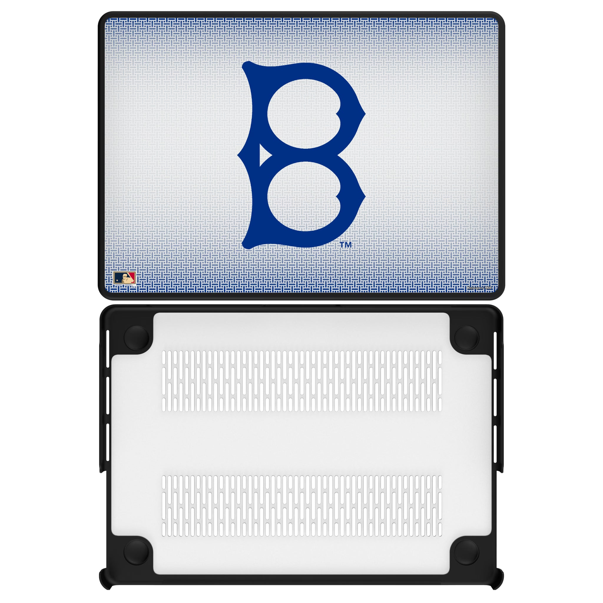 Brooklyn Dodgers 1949-1957 - Cooperstown Collection Linen MacBook Laptop Case for Apple MacBook#Device_MacBook Pro (14-inch, 2021) / MacBook Pro (14-inch, 2023) / MacBook Pro (14-inch, 2024)