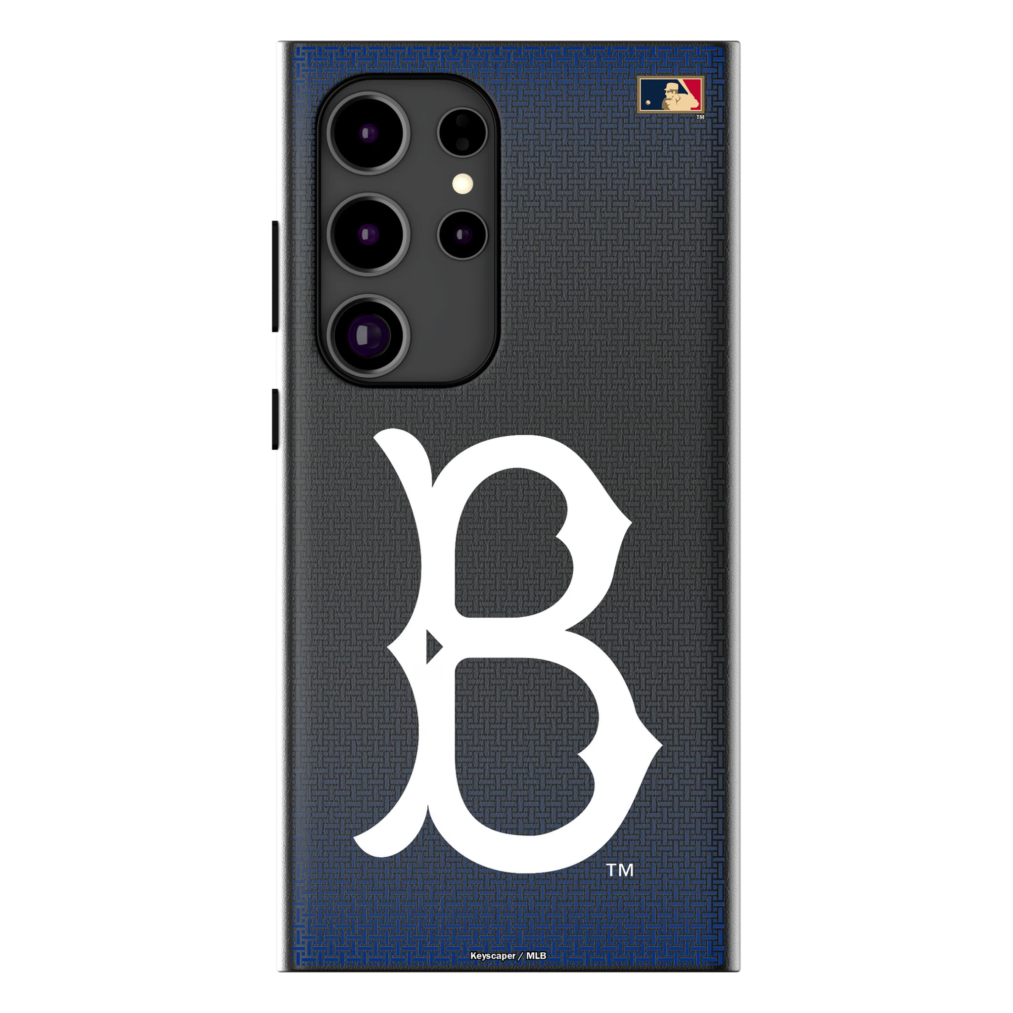 Brooklyn Dodgers 1949-1957 - Cooperstown Collection Linen Galaxy MagSafe Compatible Phone Case for Samsung Galaxy