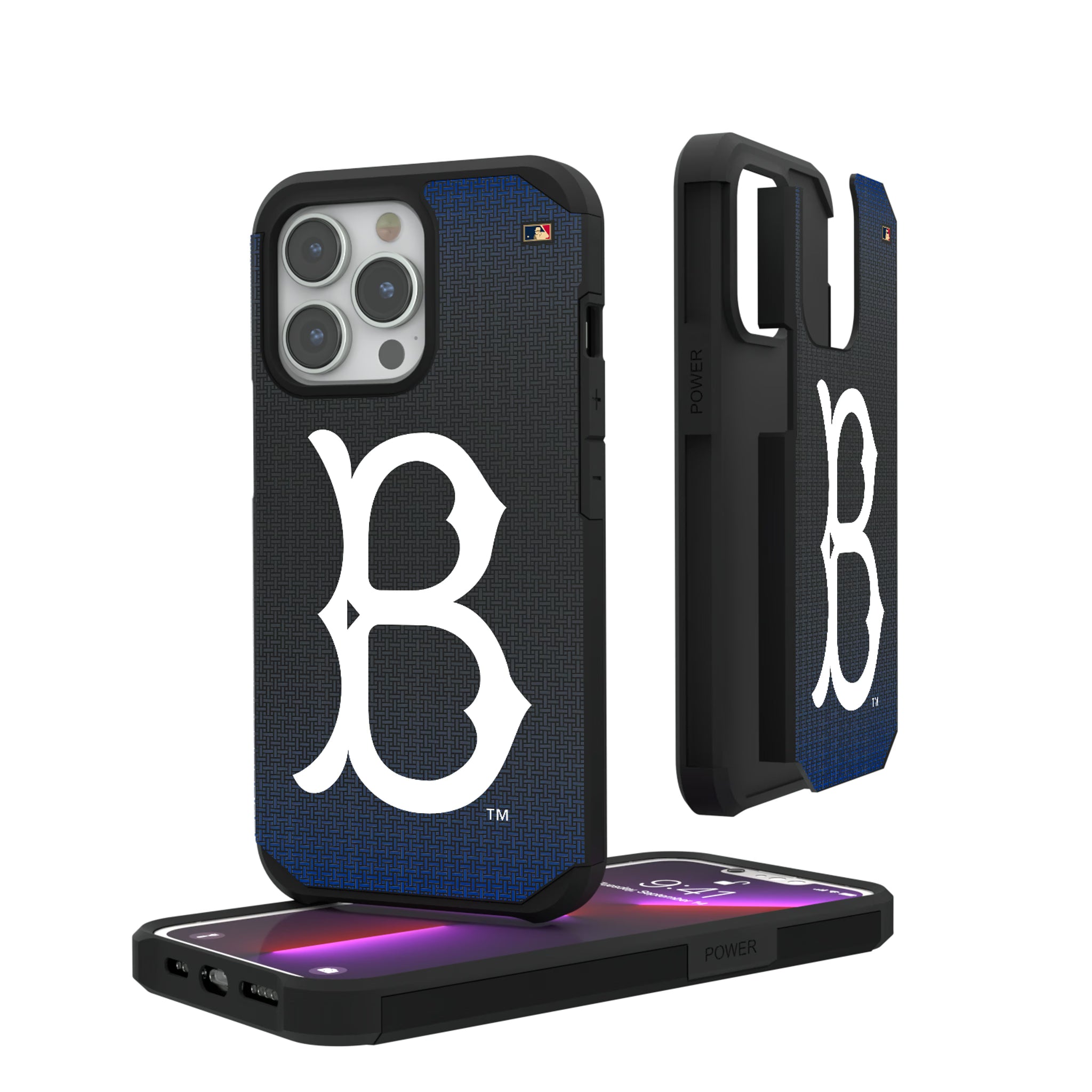 Brooklyn Dodgers 1949-1957 - Cooperstown Collection Linen iPhone Rugged Phone Case for Apple iPhone#Device_iPhone 13 Pro