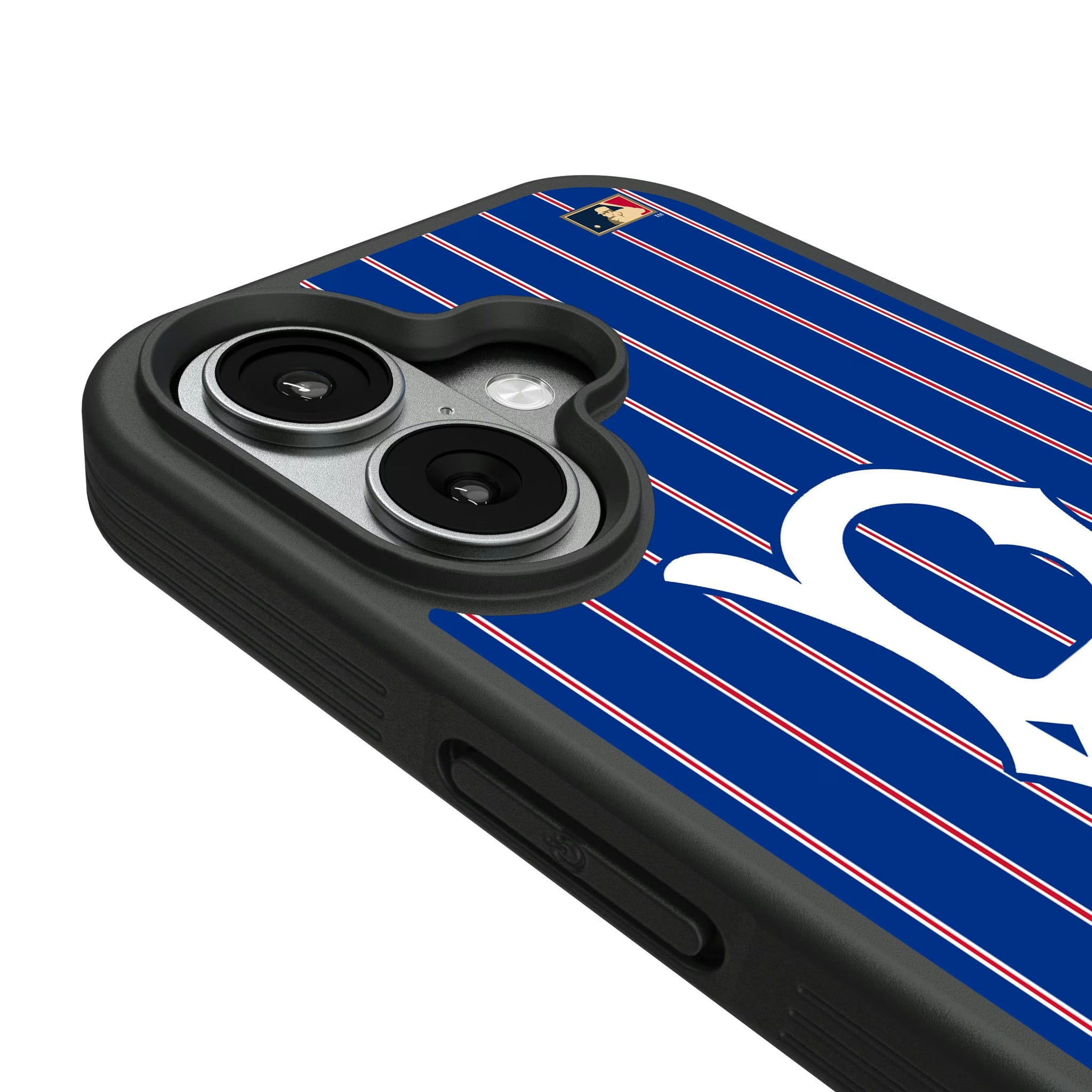 Brooklyn Dodgers 1949-1957 - Cooperstown Collection Pinstripe iPhone Bump Phone Case for Apple iPhone - Detail#Device_iPhone 17