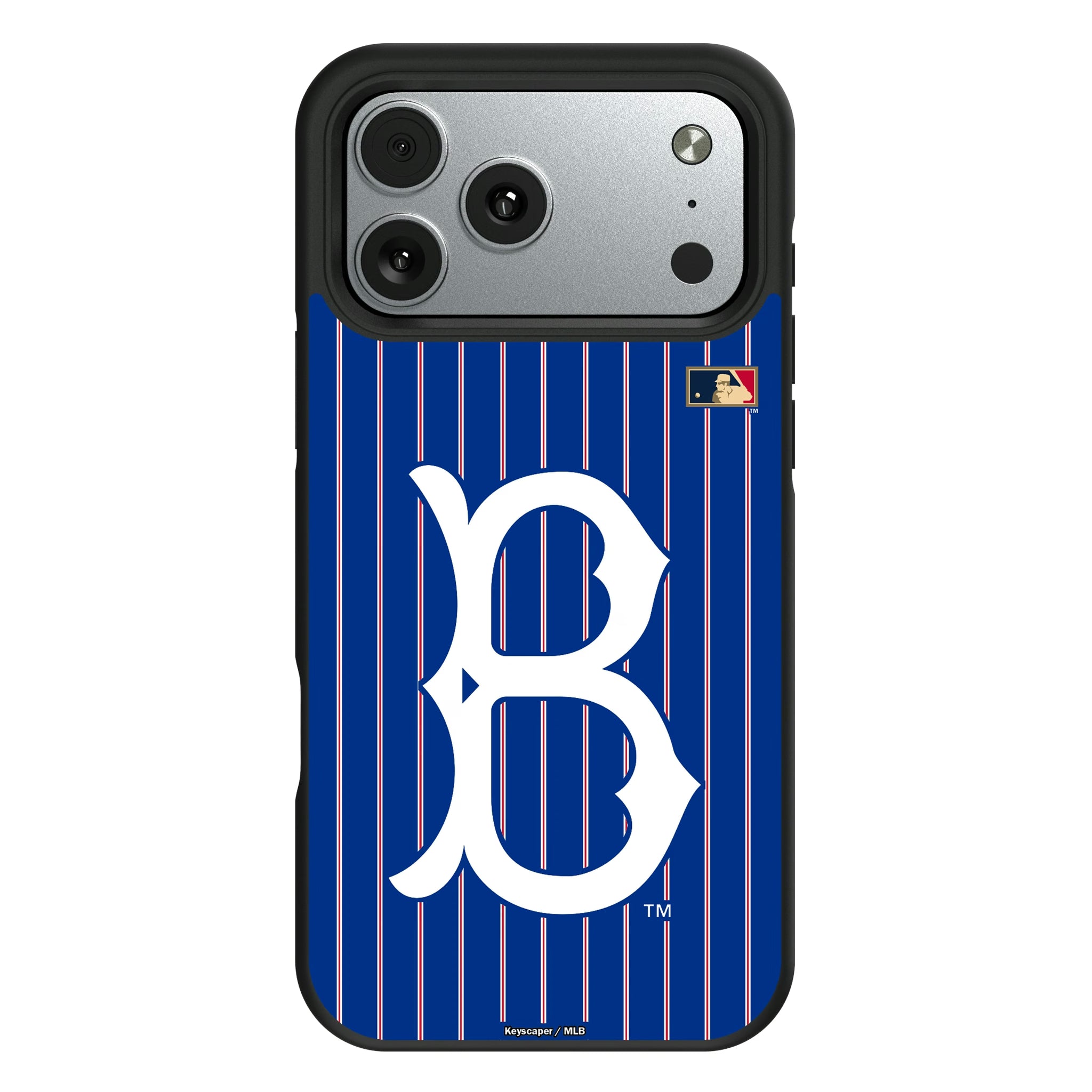 Brooklyn Dodgers 1949-1957 - Cooperstown Collection Pinstripe iPhone Bump Phone Case for Apple iPhone#Device_iPhone 17 Pro Max