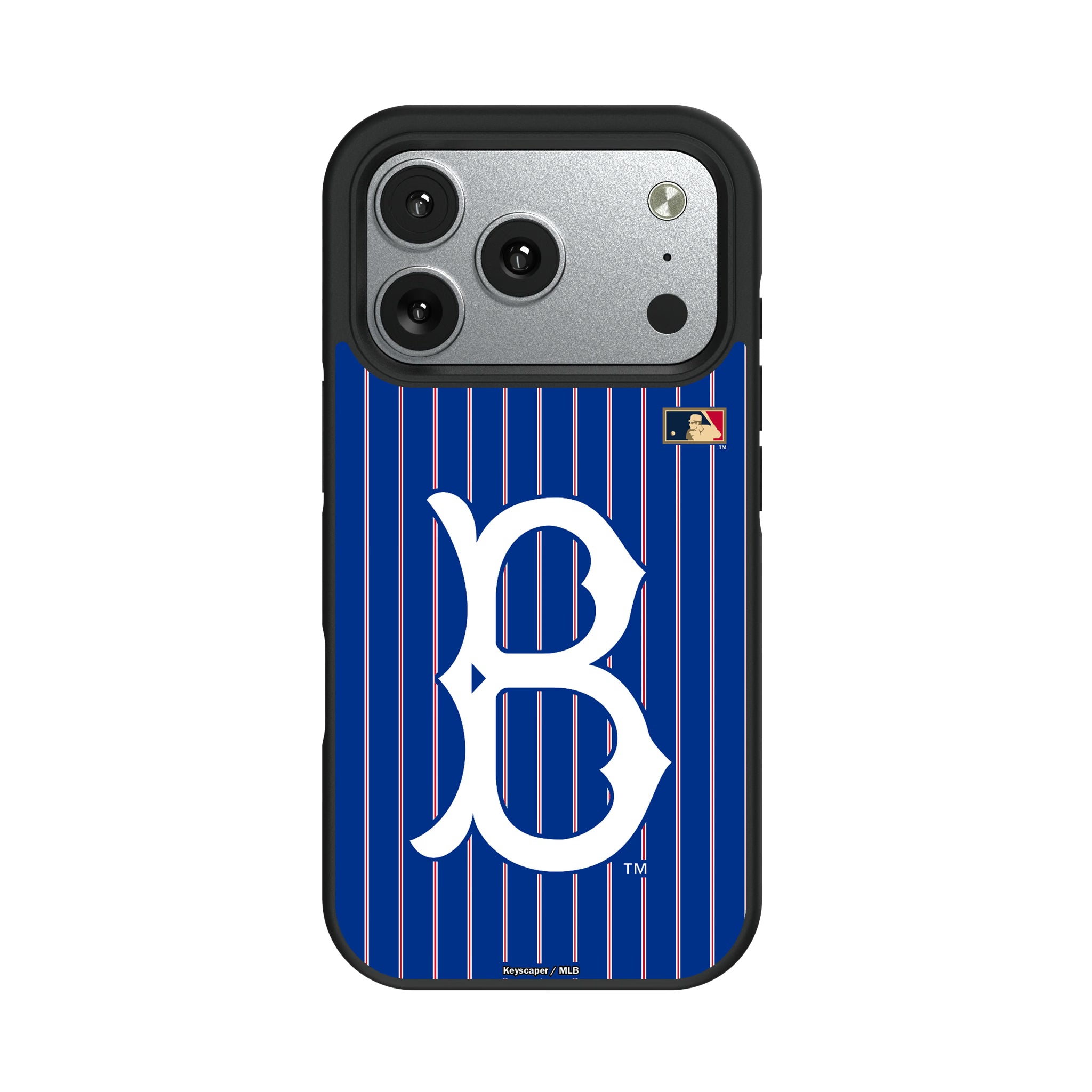 Brooklyn Dodgers 1949-1957 - Cooperstown Collection Pinstripe iPhone Bump Phone Case for Apple iPhone#Device_iPhone 17 Pro