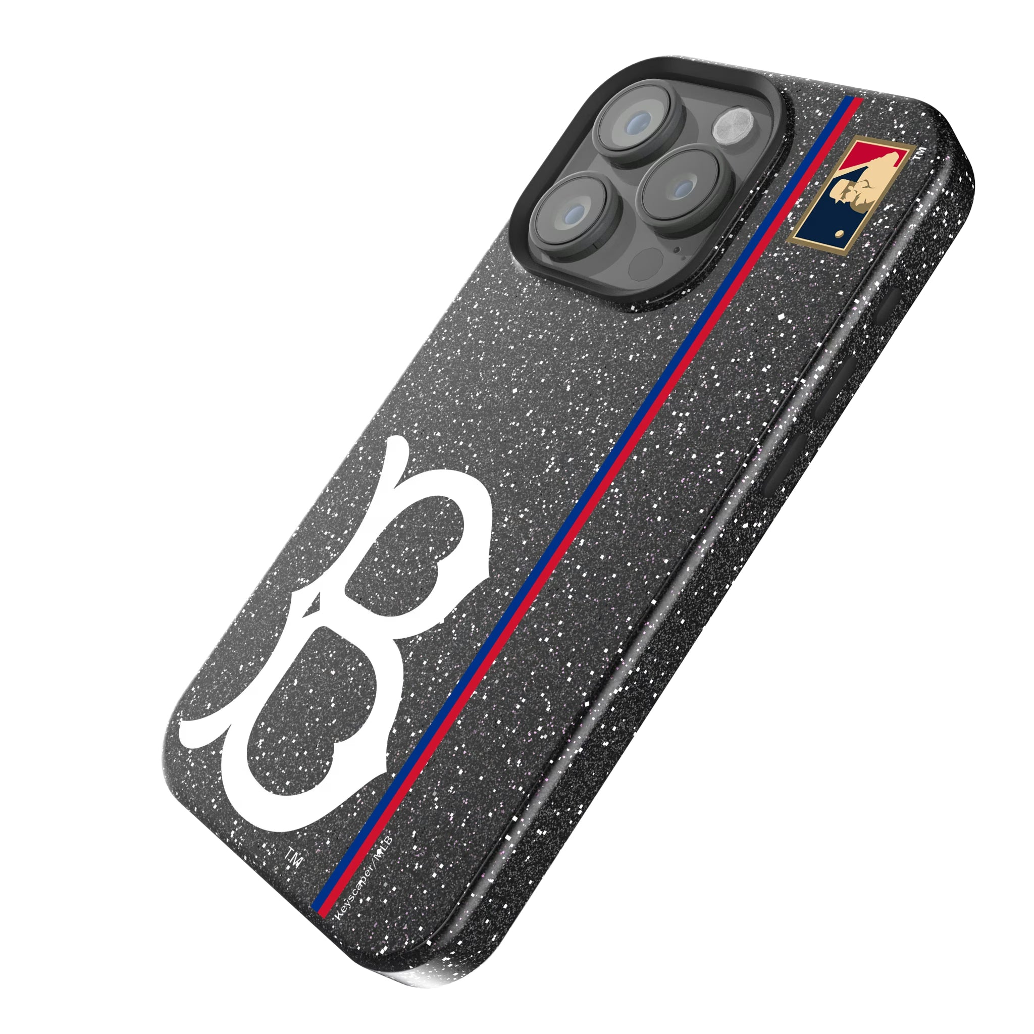 Brooklyn Dodgers 1949-1957 - Cooperstown Collection Sidebar iPhone Bling Phone Case for Apple iPhone - Isometric View