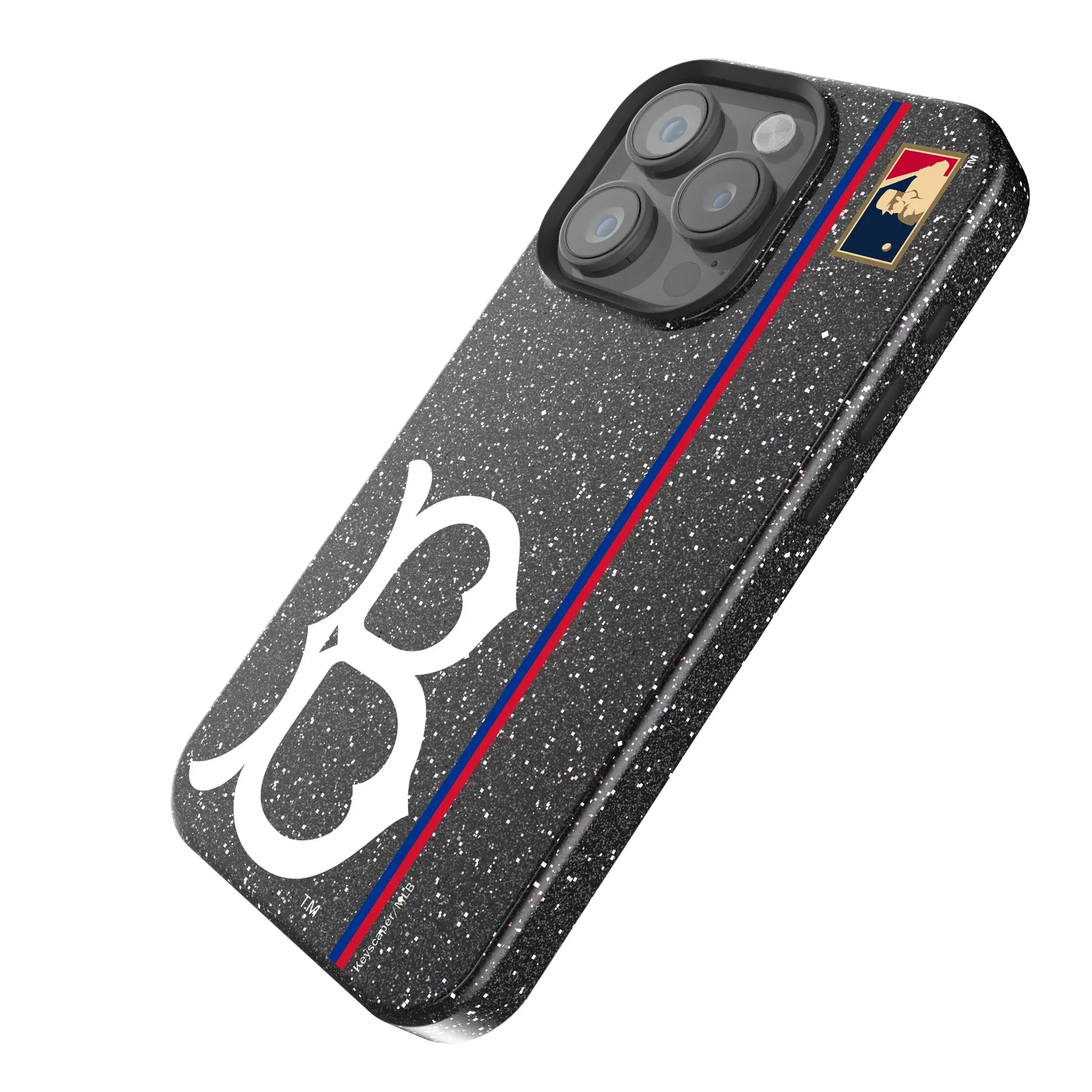 Brooklyn Dodgers 1949-1957 - Cooperstown Collection Sidebar iPhone Bling Phone Case for Apple iPhone - Isometric View
