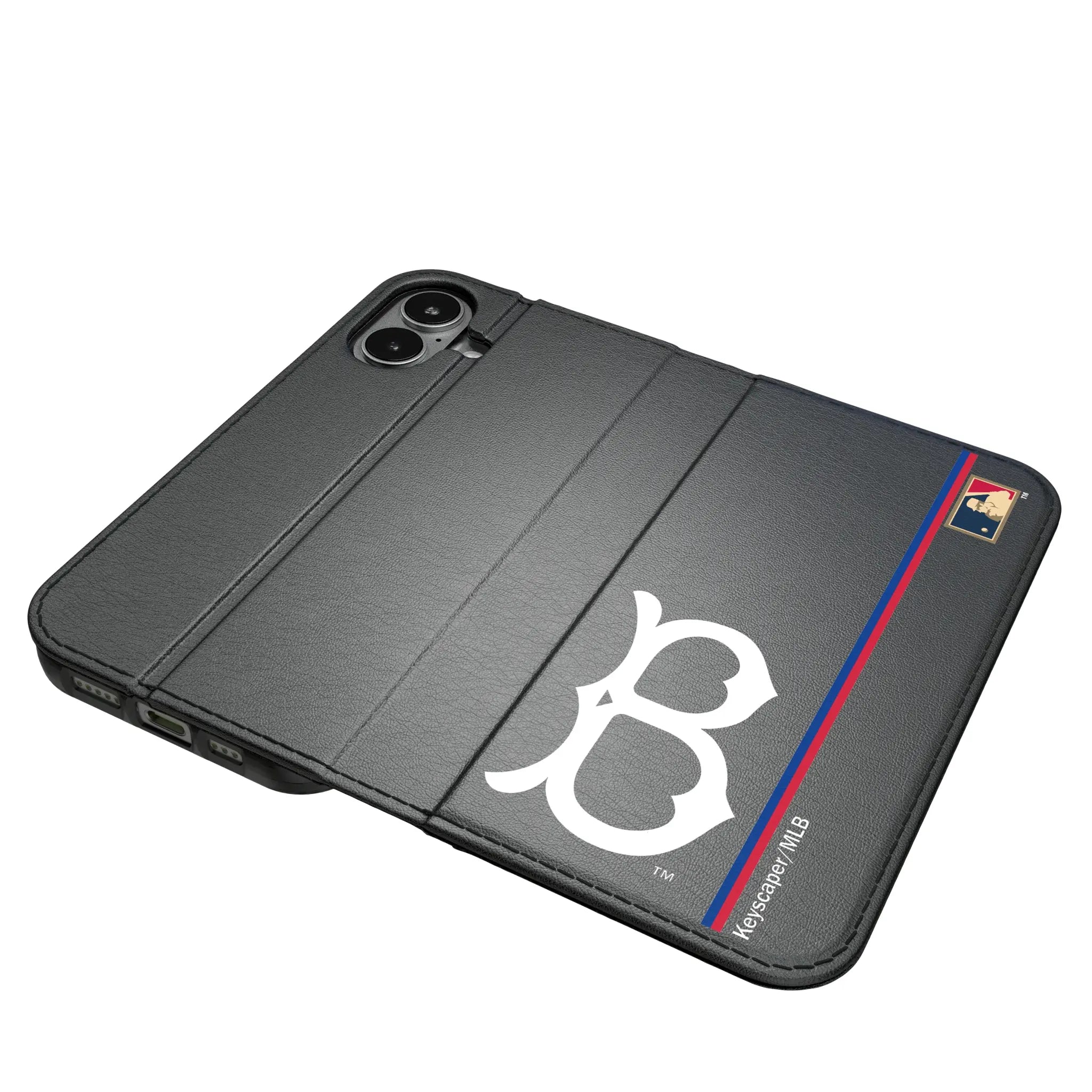 Brooklyn Dodgers 1949-1957 - Cooperstown Collection Sidebar iPhone Folio Phone Case for Apple iPhone#Device_iPhone 17