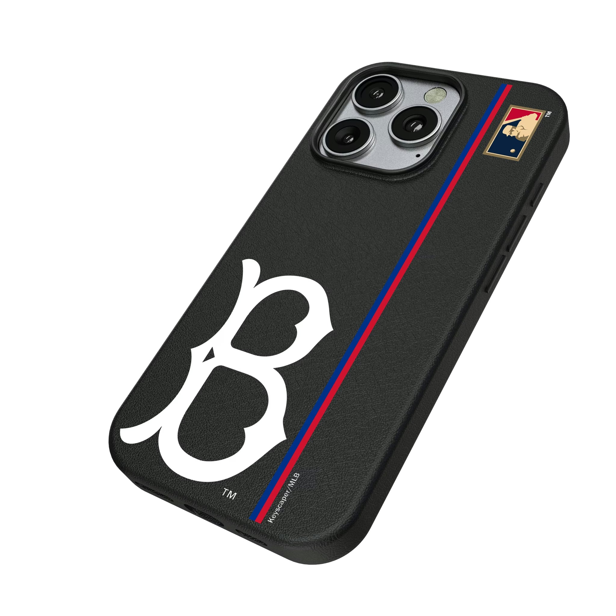 Brooklyn Dodgers 1949-1957 - Cooperstown Collection Sidebar iPhone MagSafe Compatible Phone Case for Apple iPhone - Isometric View