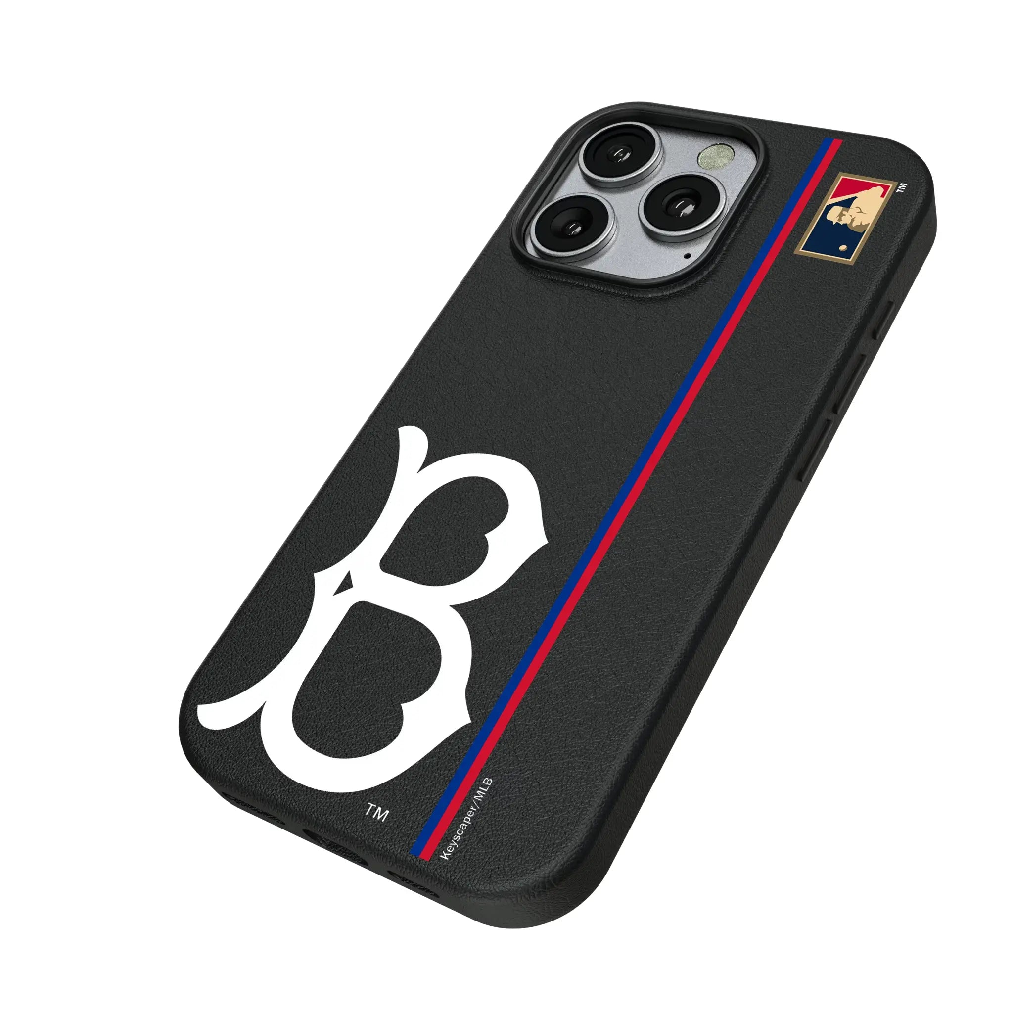 Brooklyn Dodgers 1949-1957 - Cooperstown Collection Sidebar iPhone MagSafe Compatible Phone Case for Apple iPhone - Isometric View