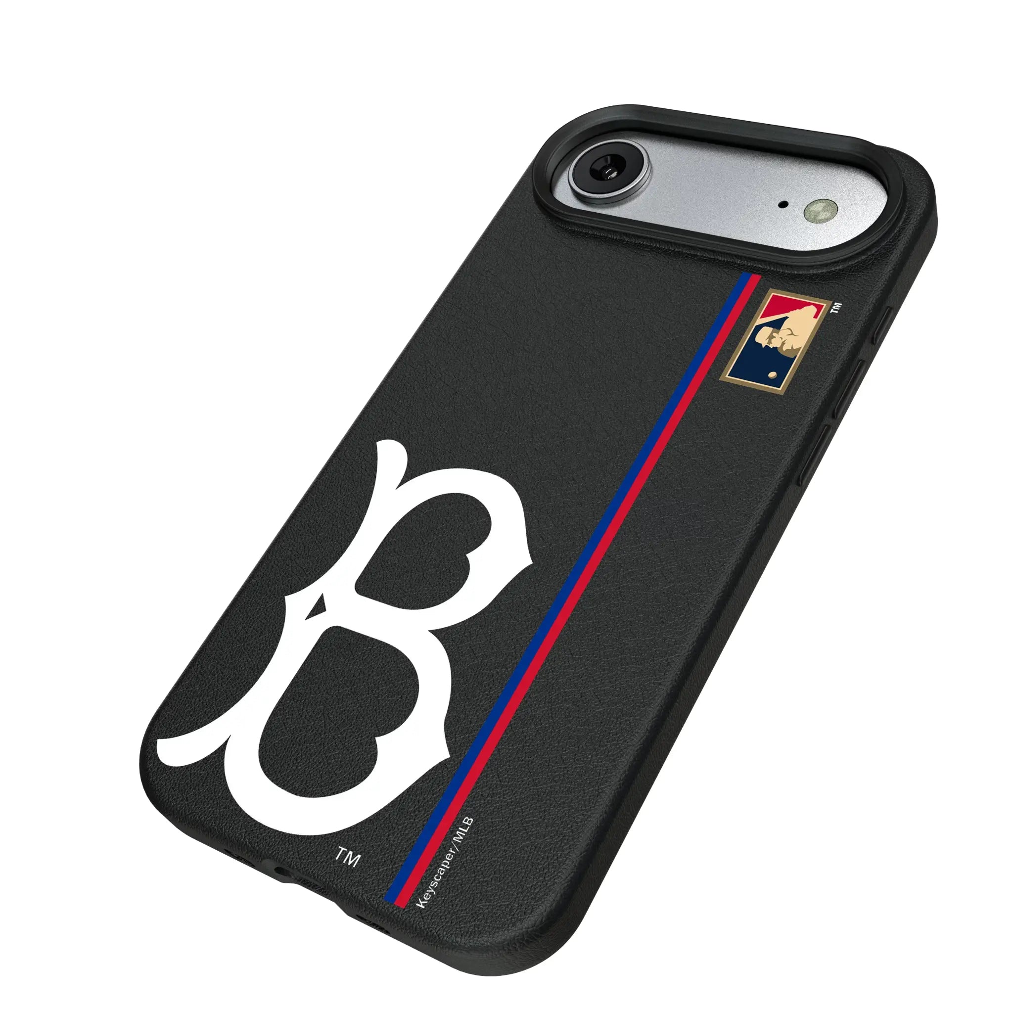Brooklyn Dodgers 1949-1957 - Cooperstown Collection Sidebar iPhone MagSafe Compatible Phone Case for Apple iPhone - Isometric View#Device_iPhone Air
