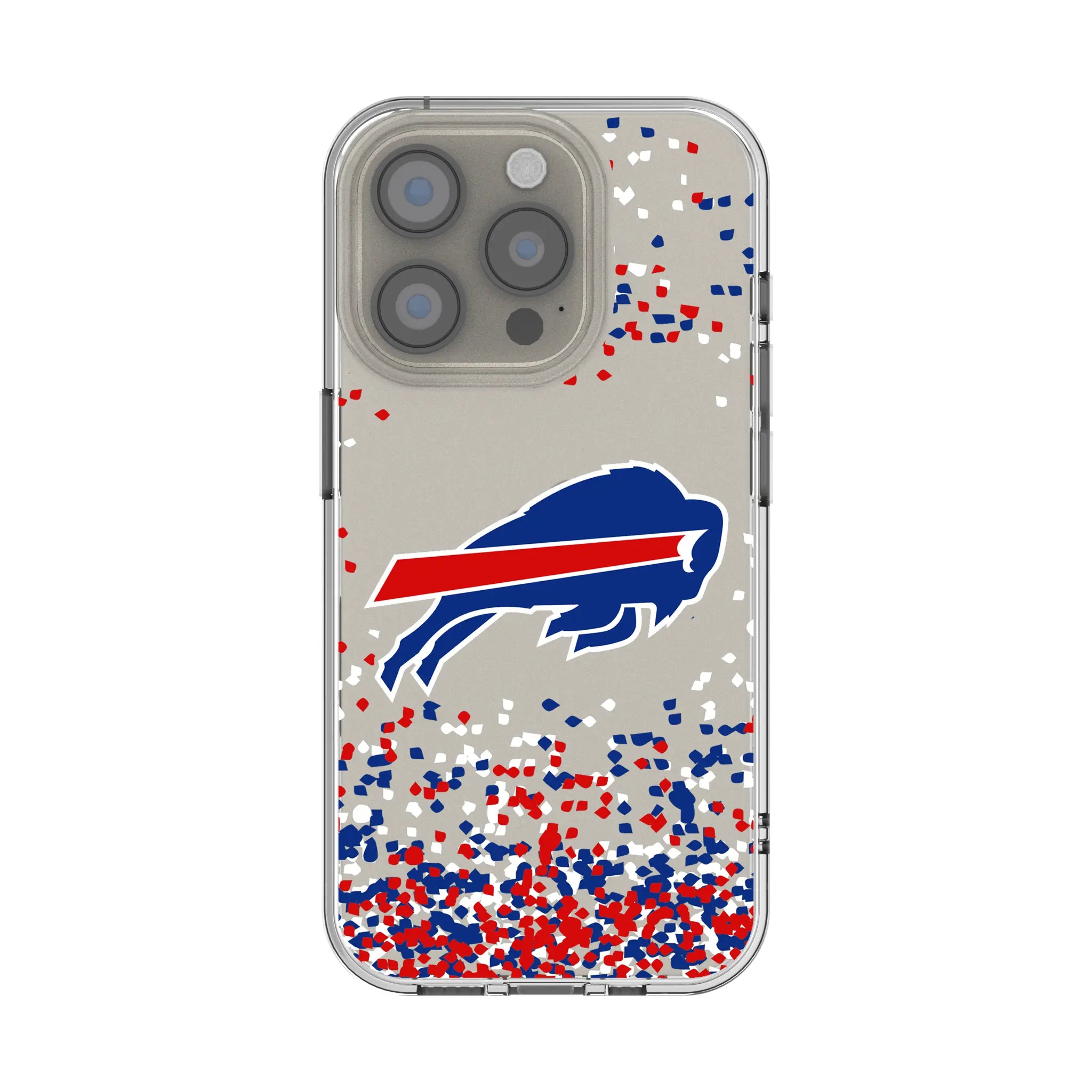 Buffalo Bills Confetti iPhone Clear Phone Case for Apple iPhone