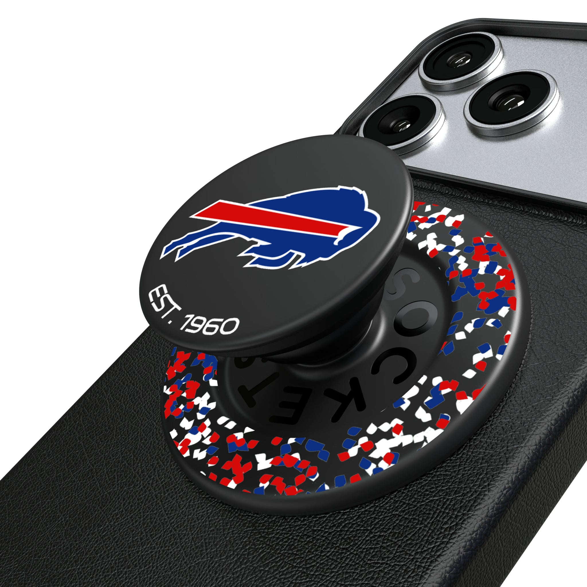 Buffalo Bills Confetti Popsockets Round Magnetic