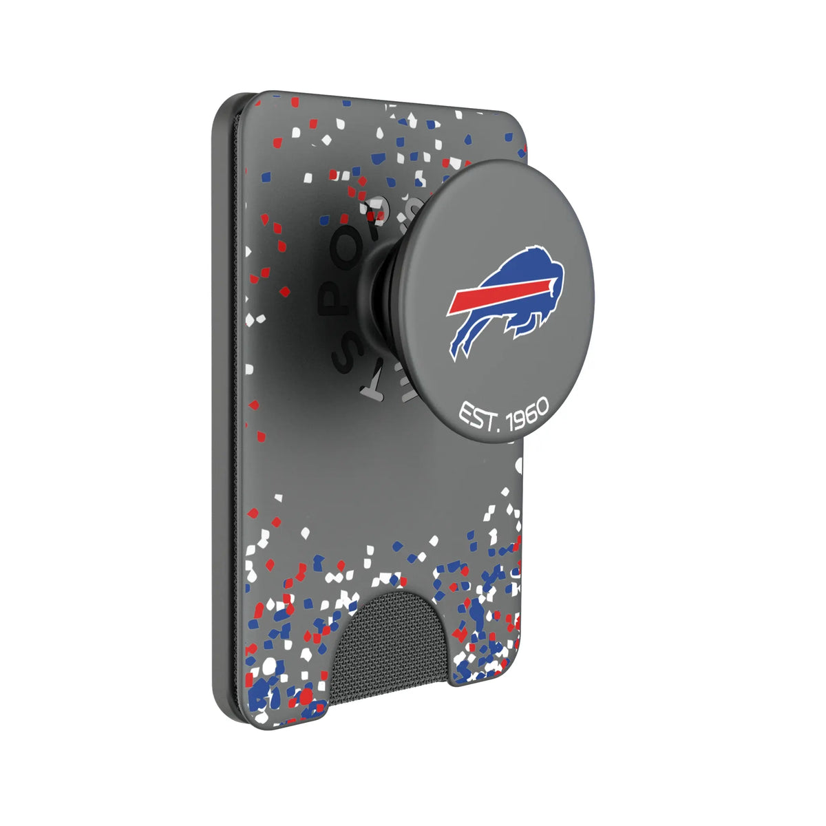 Buffalo Bills Confetti Popsockets Wallet Magnetic