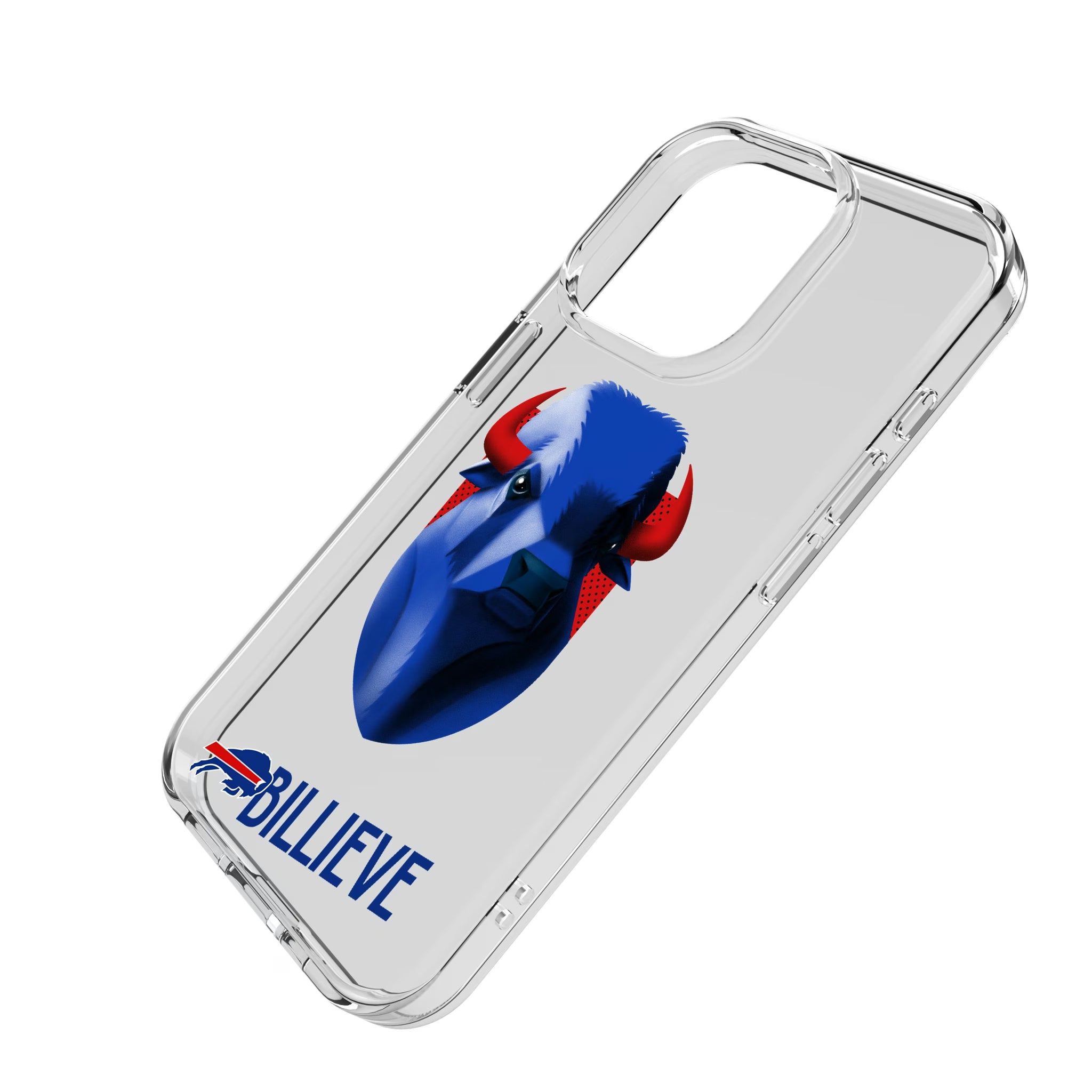 Buffalo Bills Deco iPhone Clear Phone Case for Apple iPhone - Isometric View