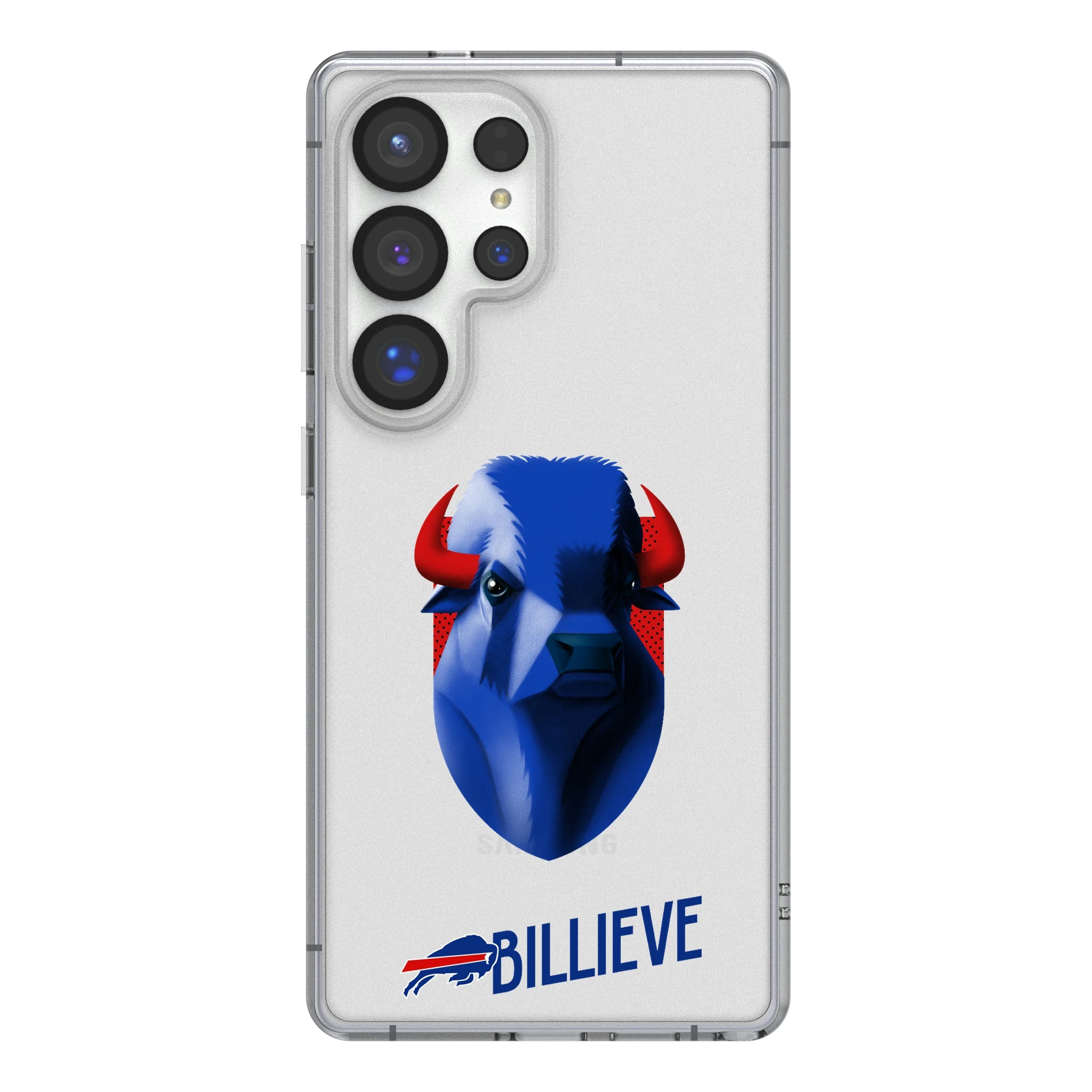 Buffalo Bills Deco Galaxy Clear Phone Case for Samsung Galaxy