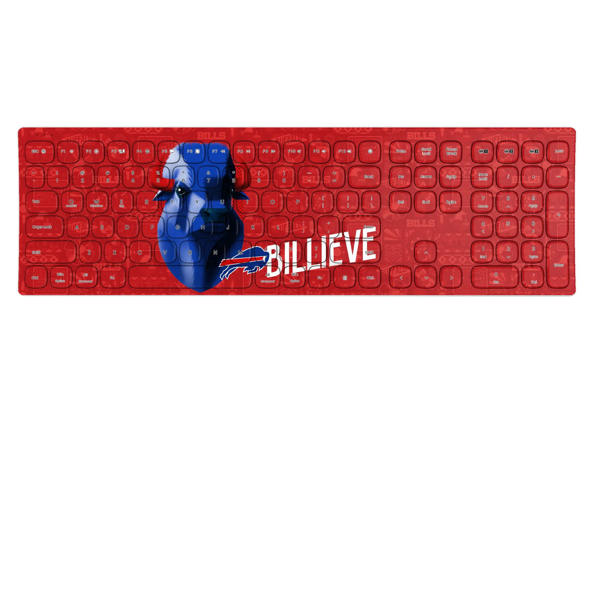 Buffalo Bills Deco KKB605 Curved Wireless Keyboard