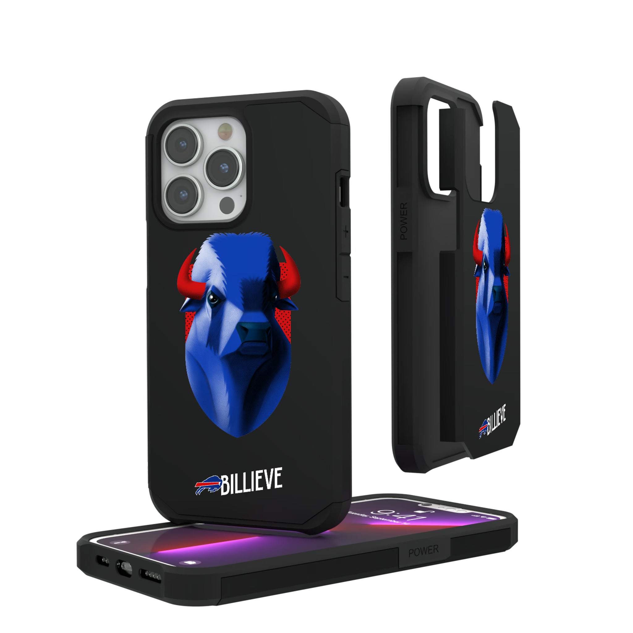 Buffalo Bills Deco iPhone Rugged Phone Case for Apple iPhone#Device_iPhone 13 Pro