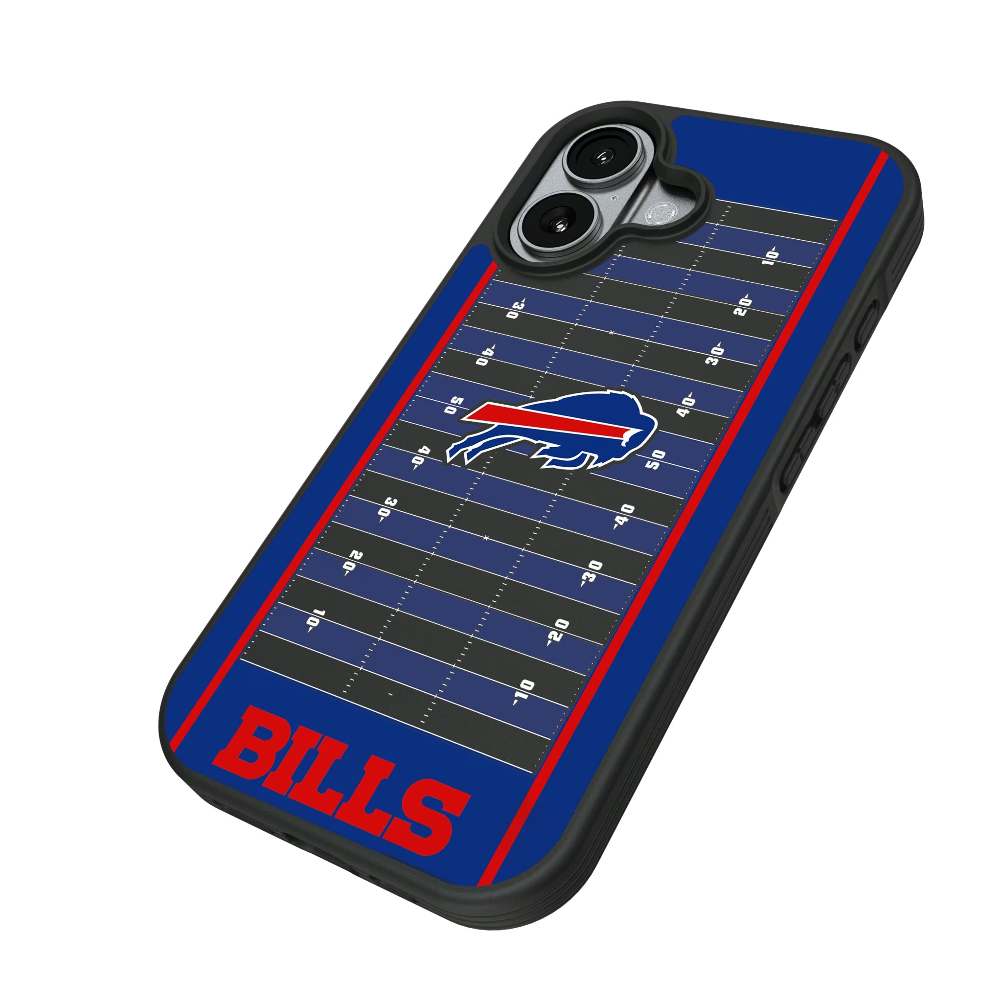 Buffalo Bills Field iPhone Bump Phone Case for Apple iPhone - Isometric View#Device_iPhone 17
