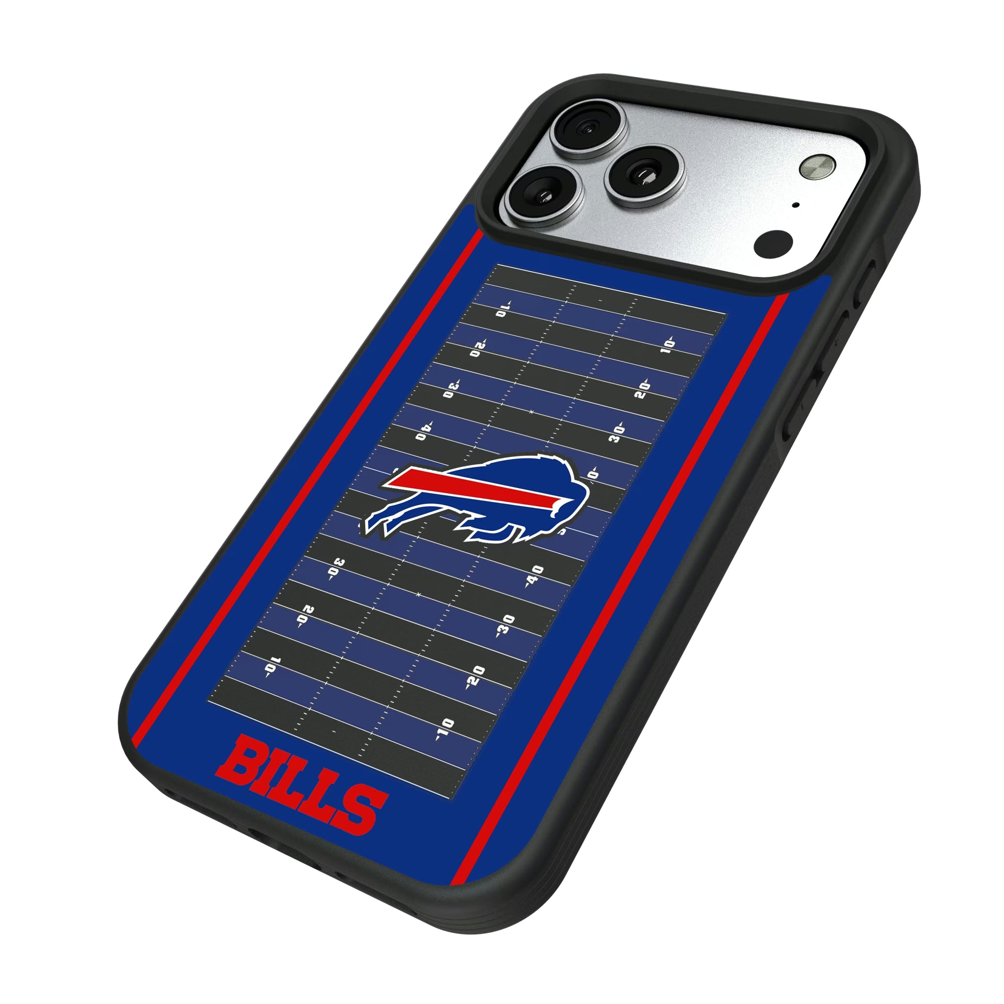 Buffalo Bills Field iPhone Bump Phone Case for Apple iPhone - Isometric View#Device_iPhone 17 Pro Max