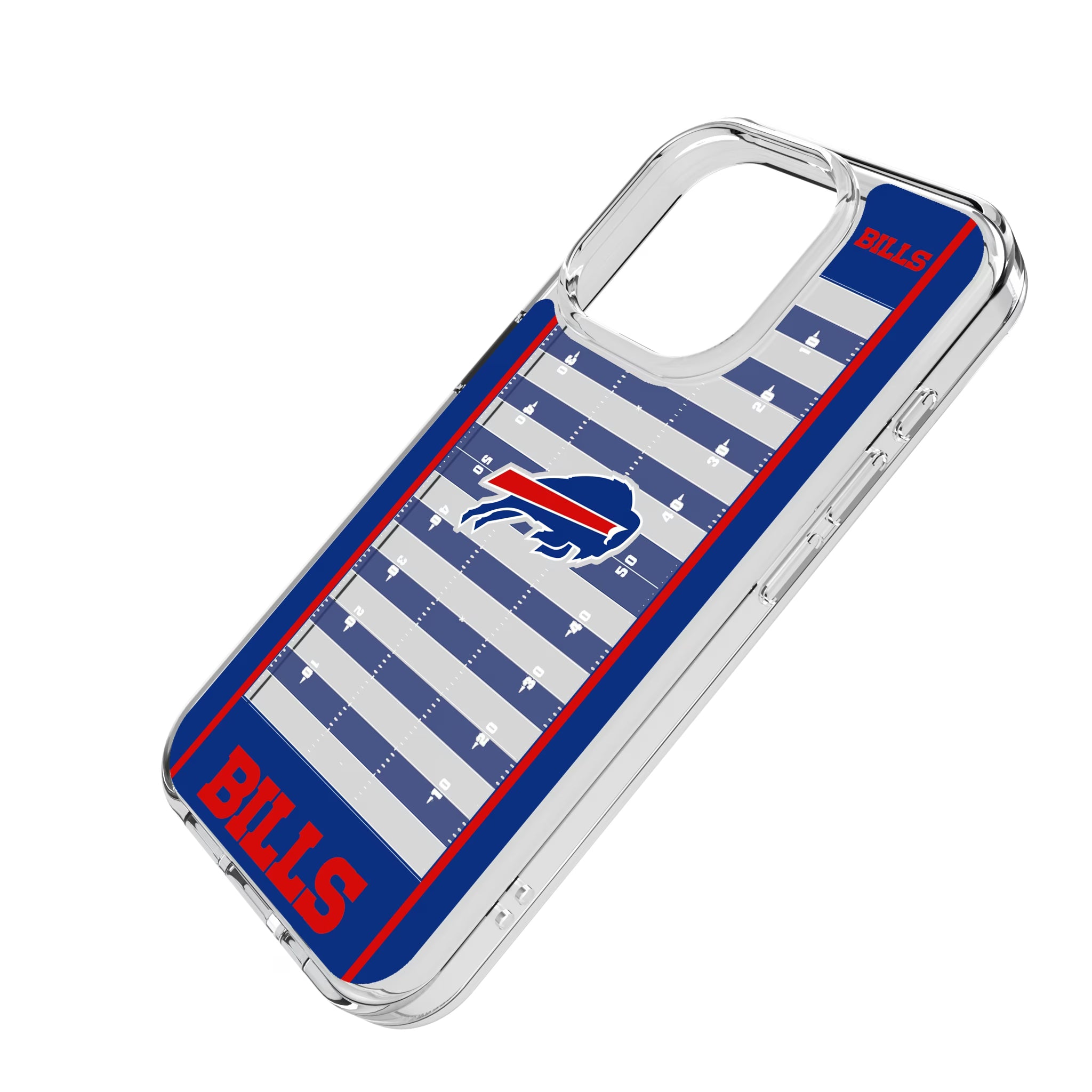 Buffalo Bills Field iPhone Clear Phone Case for Apple iPhone - Isometric View