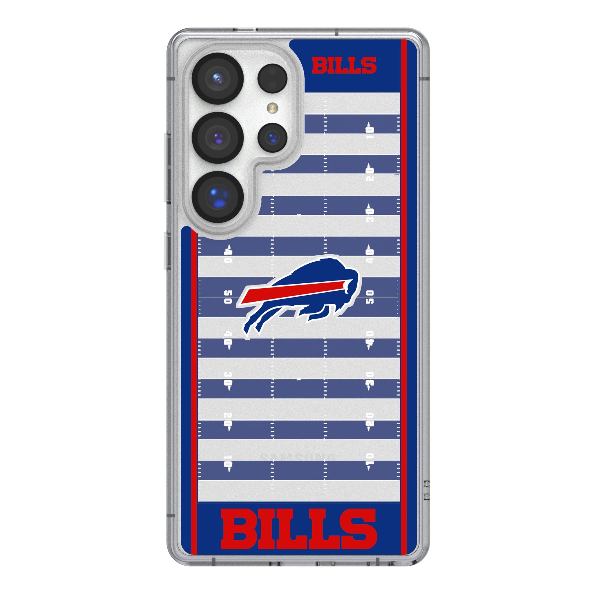 Buffalo Bills Field Galaxy Clear Phone Case for Samsung Galaxy