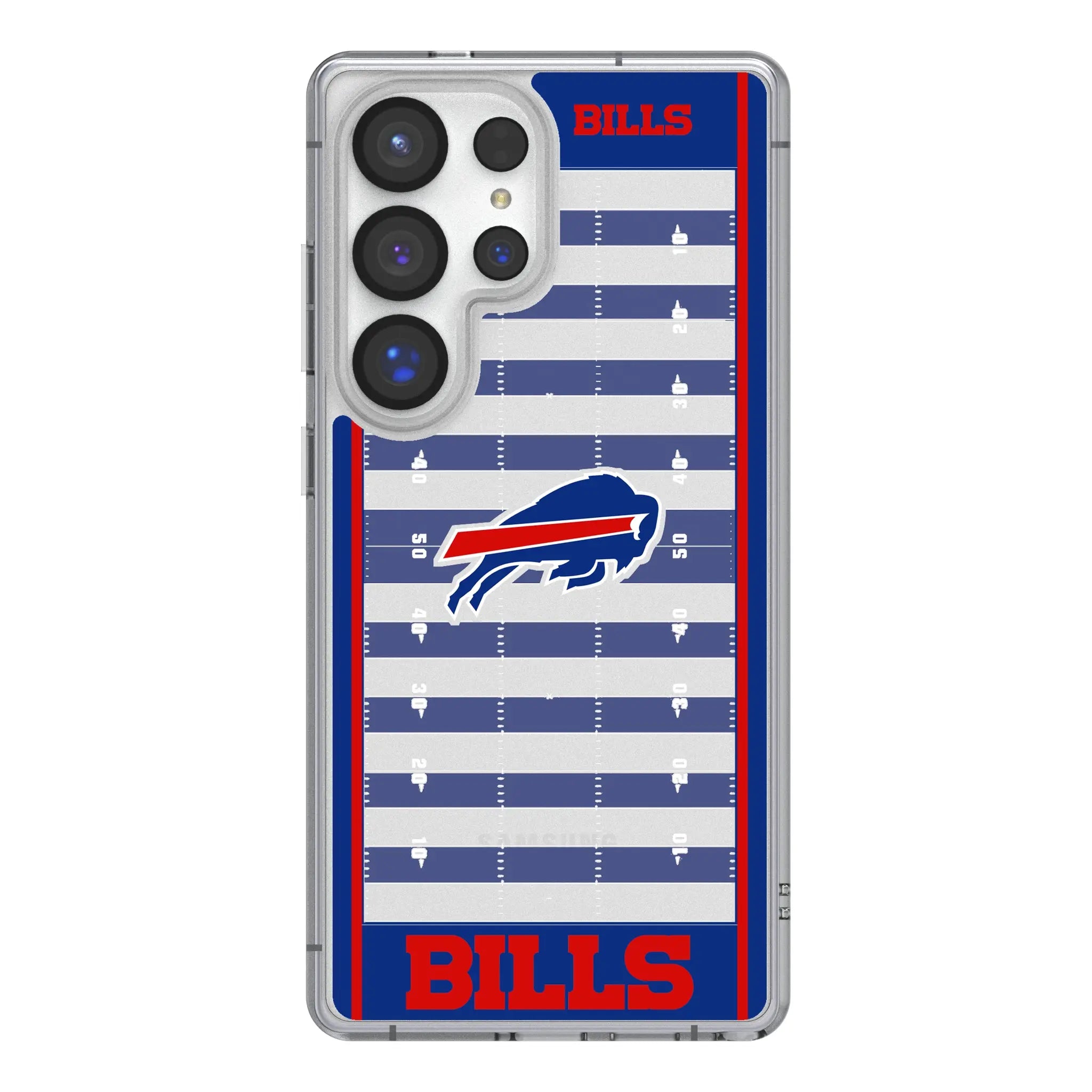 Buffalo Bills Field Galaxy Clear Phone Case for Samsung Galaxy#Device_Galaxy S25 Ultra
