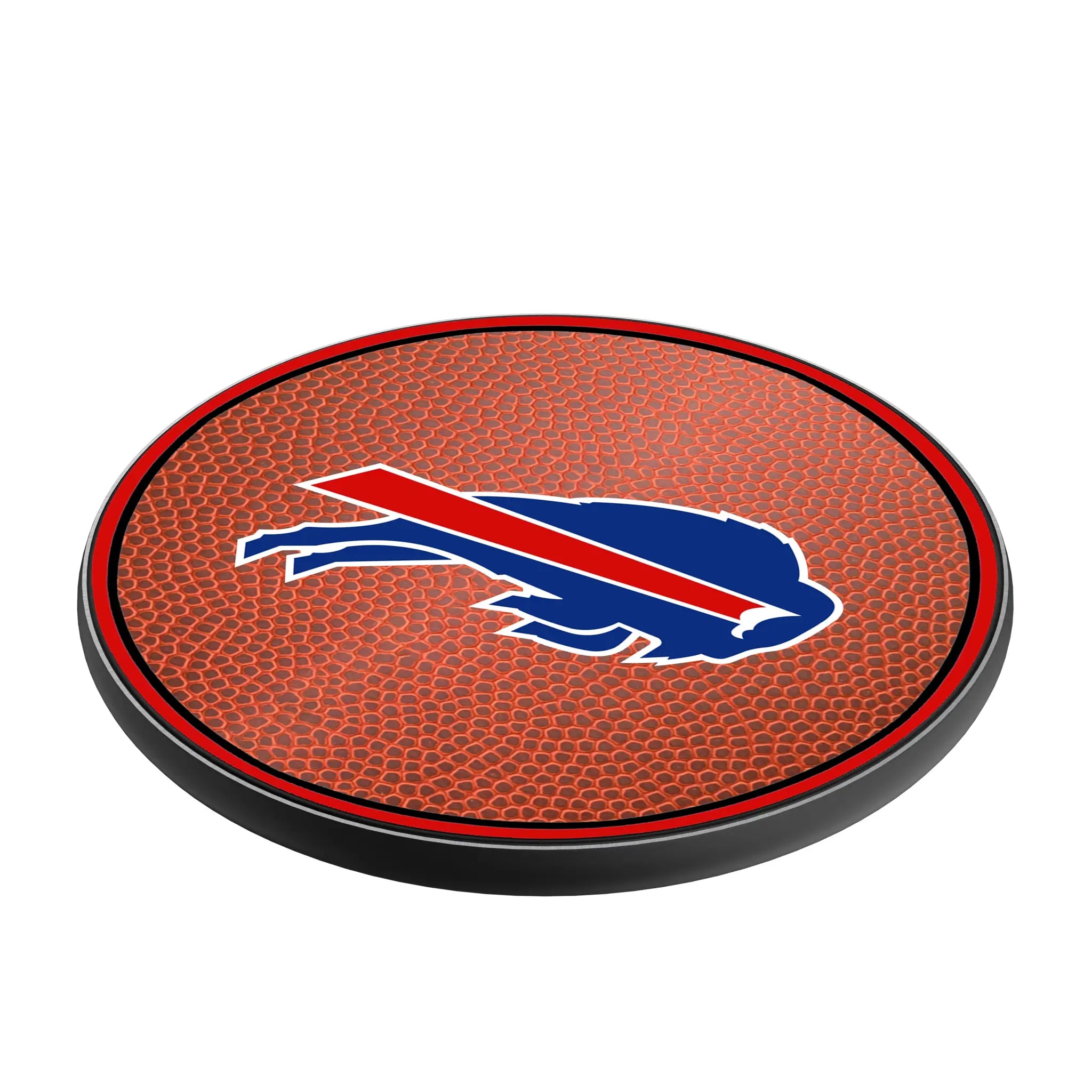 Buffalo Bills Football 15-Watt Wireless Charger - Isometric View