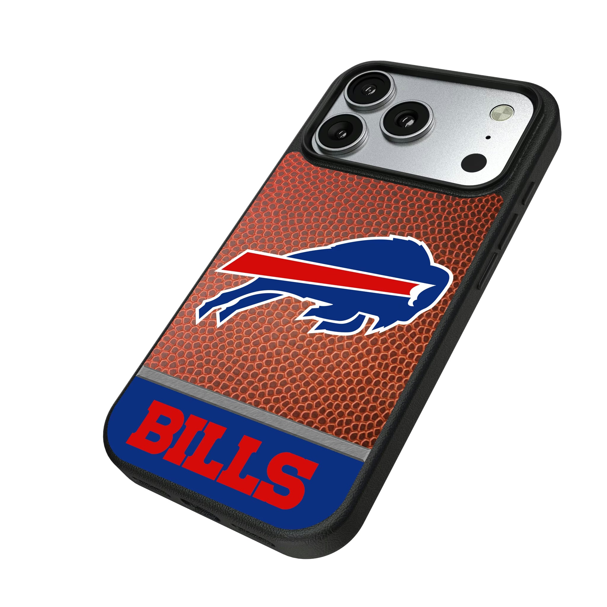 Buffalo Bills Football Wordmark iPhone MagSafe Compatible Phone Case for Apple iPhone - Isometric View#Device_iPhone 17 Pro