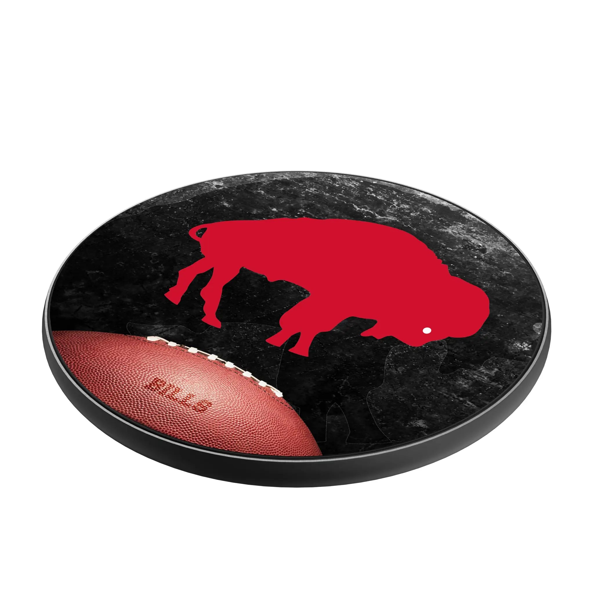 Buffalo Bills Historic Collection Legendary 15-Watt Wireless Charger - Isometric View