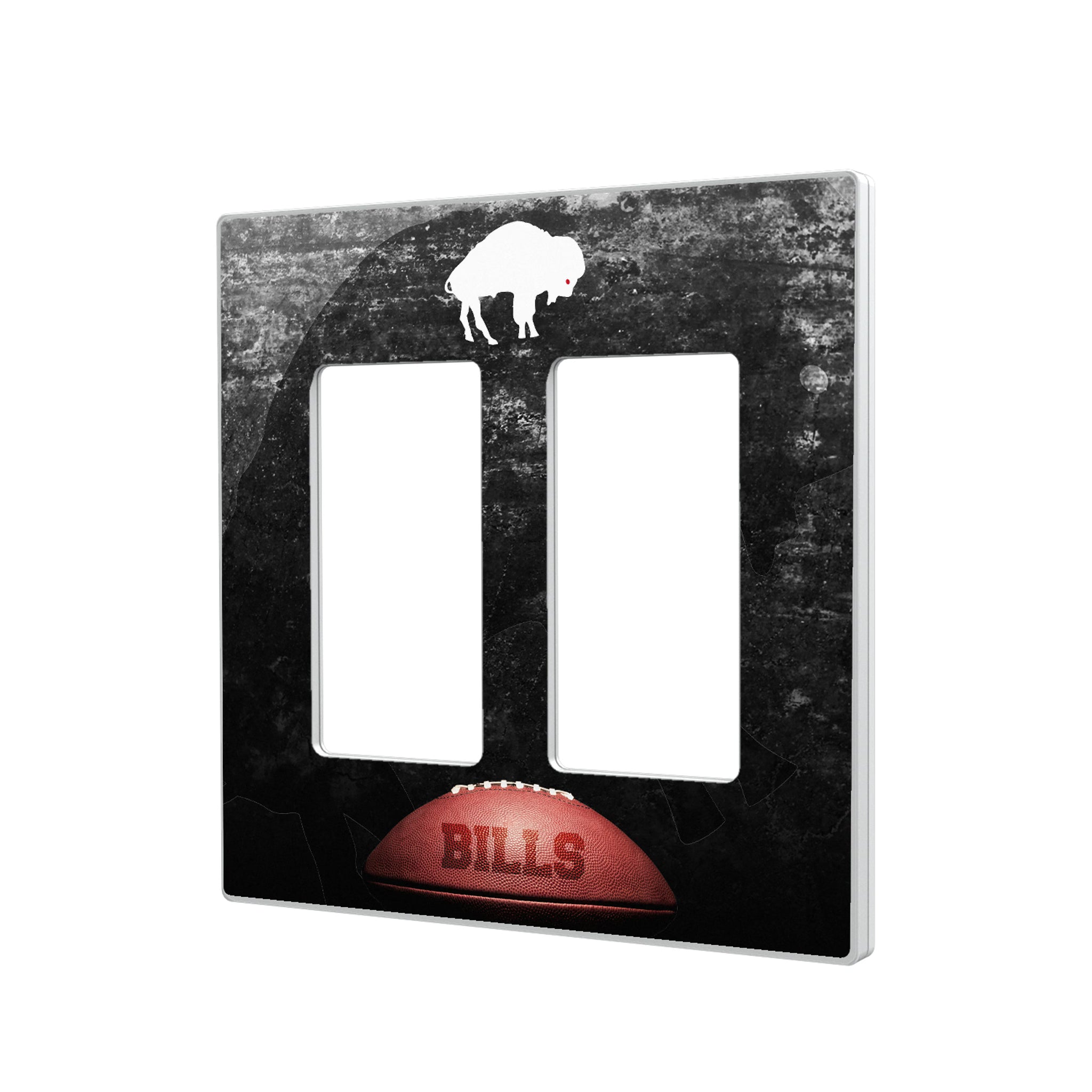 Buffalo Bills Historic Collection Legendary Hidden-Screw Light Switch Plate#Style_Double Rocker