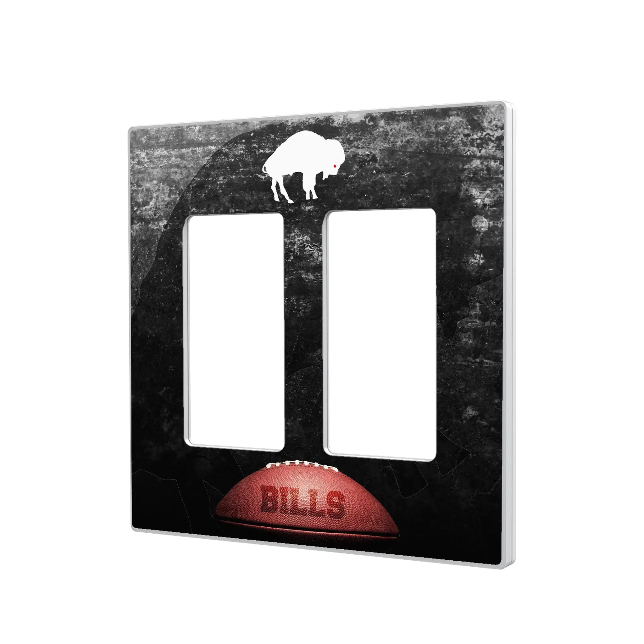 Buffalo Bills Historic Collection Legendary Hidden-Screw Light Switch Plate#Style_Double Rocker