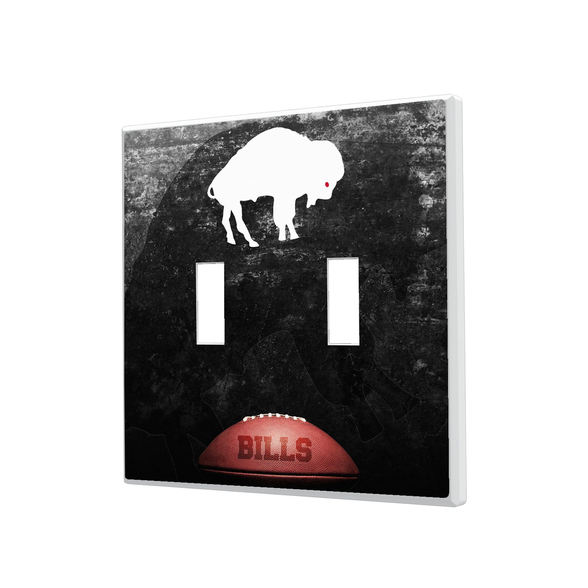 Buffalo Bills Historic Collection Legendary Hidden-Screw Light Switch Plate#Style_Double Toggle