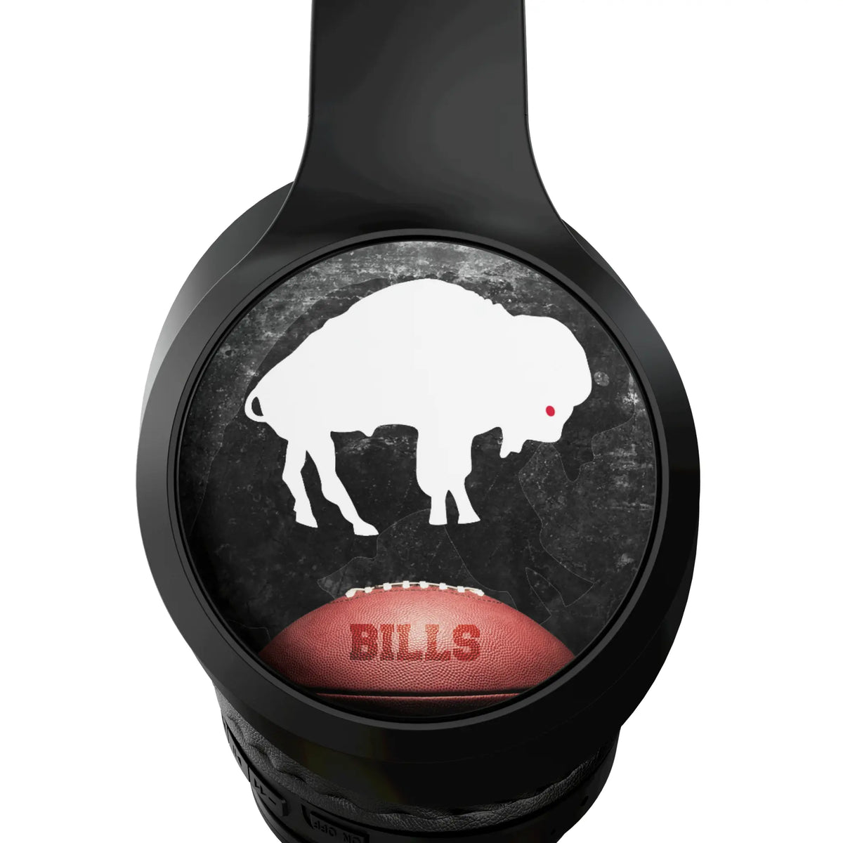 Buffalo Bills Historic Collection Legendary Wireless Over-Ear Headphones With Case - Detail