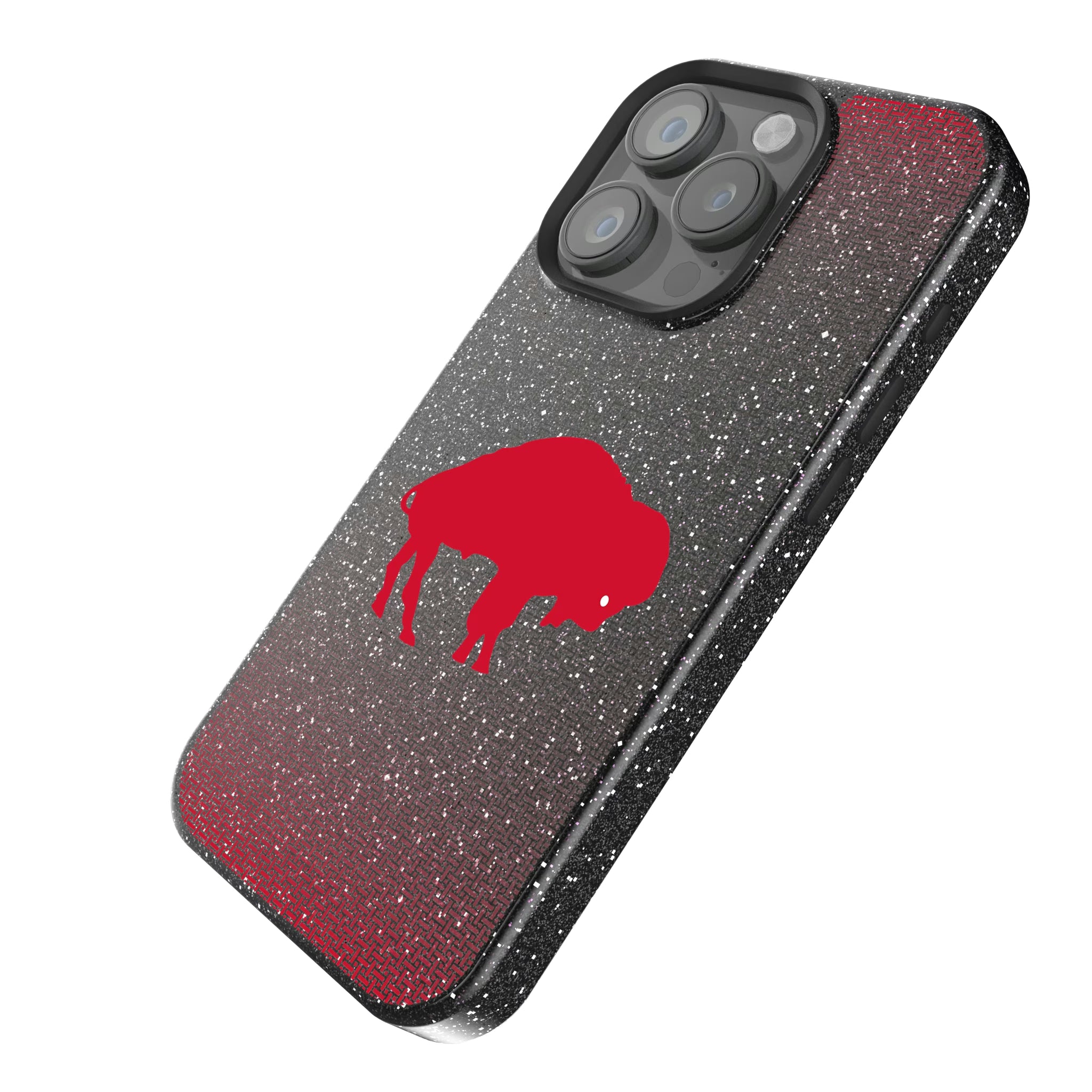 Buffalo Bills Historic Collection Linen iPhone Bling Phone Case for Apple iPhone - Isometric View