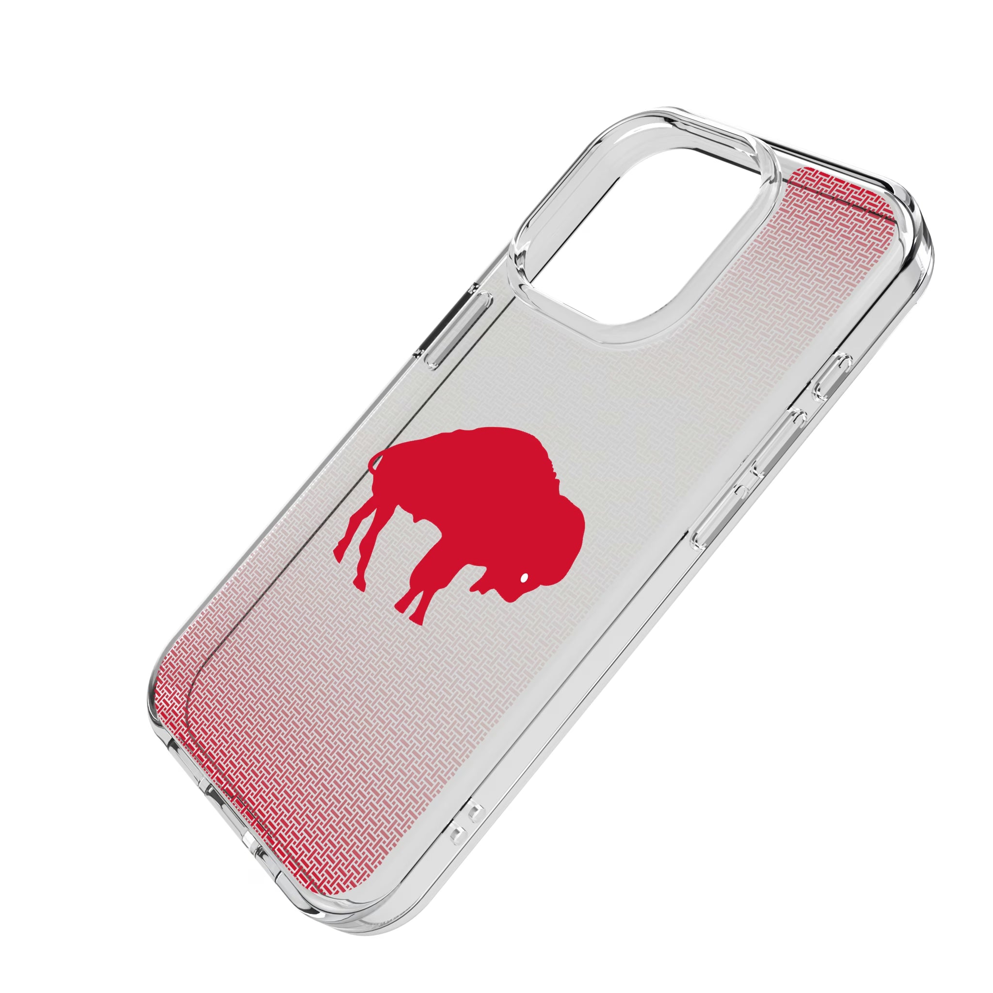 Buffalo Bills Historic Collection Linen iPhone Clear Phone Case for Apple iPhone - Isometric View