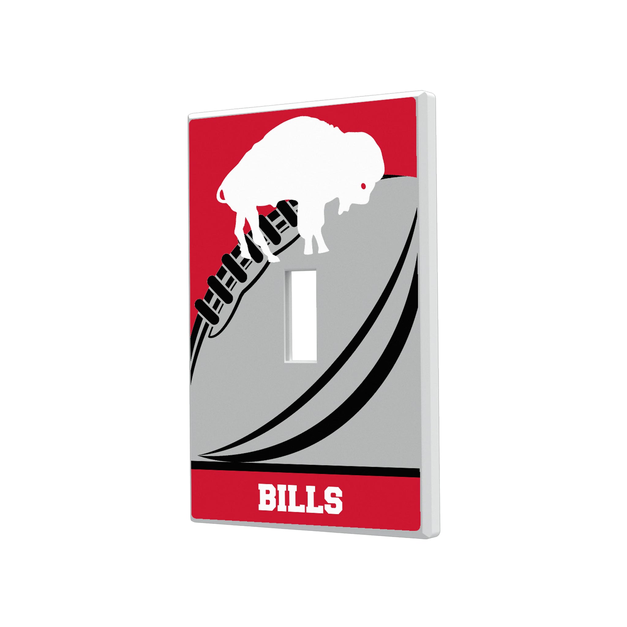 Buffalo Bills Historic Collection Passtime Hidden-Screw Light Switch Plate#Style_Single Toggle