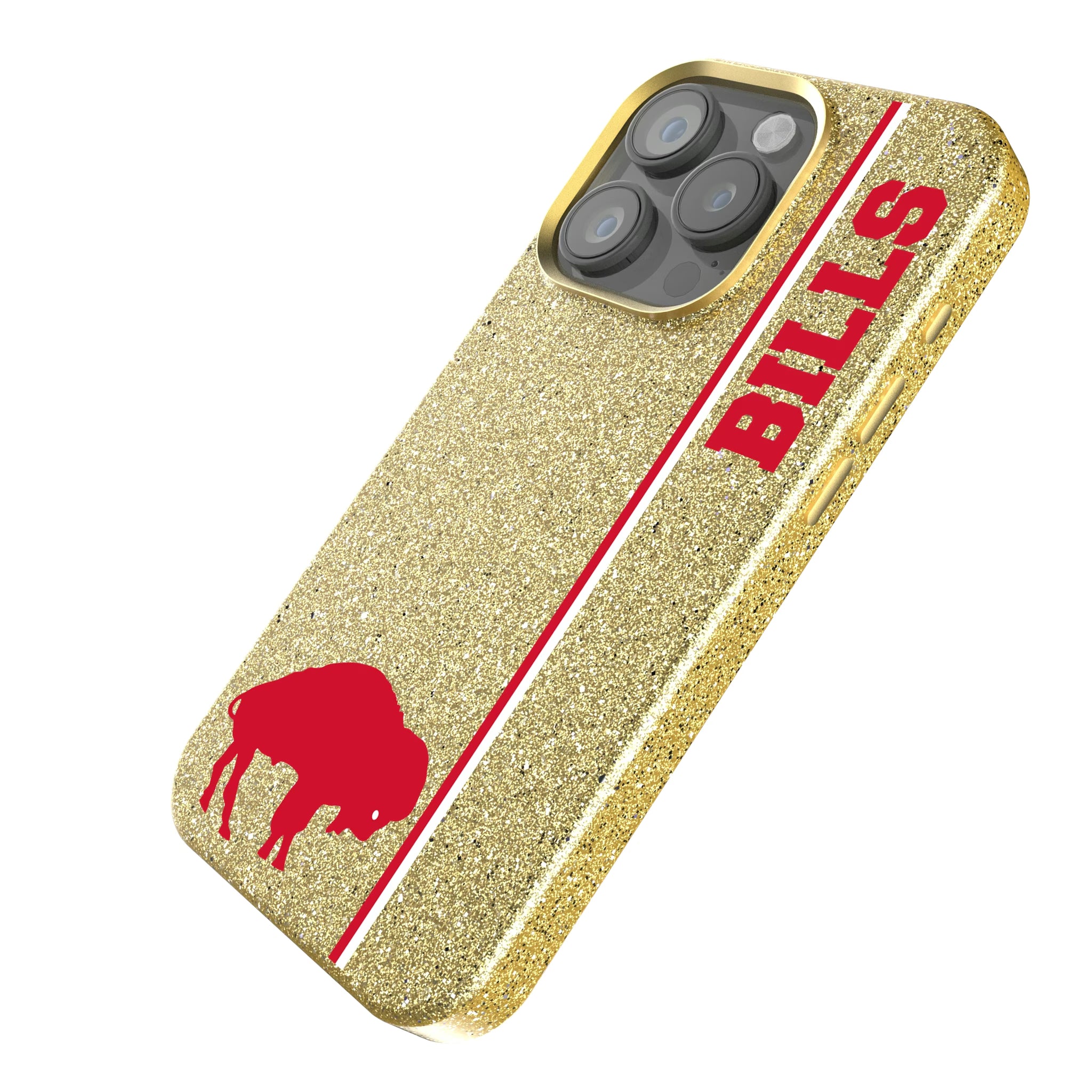 Buffalo Bills Historic Collection Sidebar iPhone Bling Phone Case for Apple iPhone - Isometric View