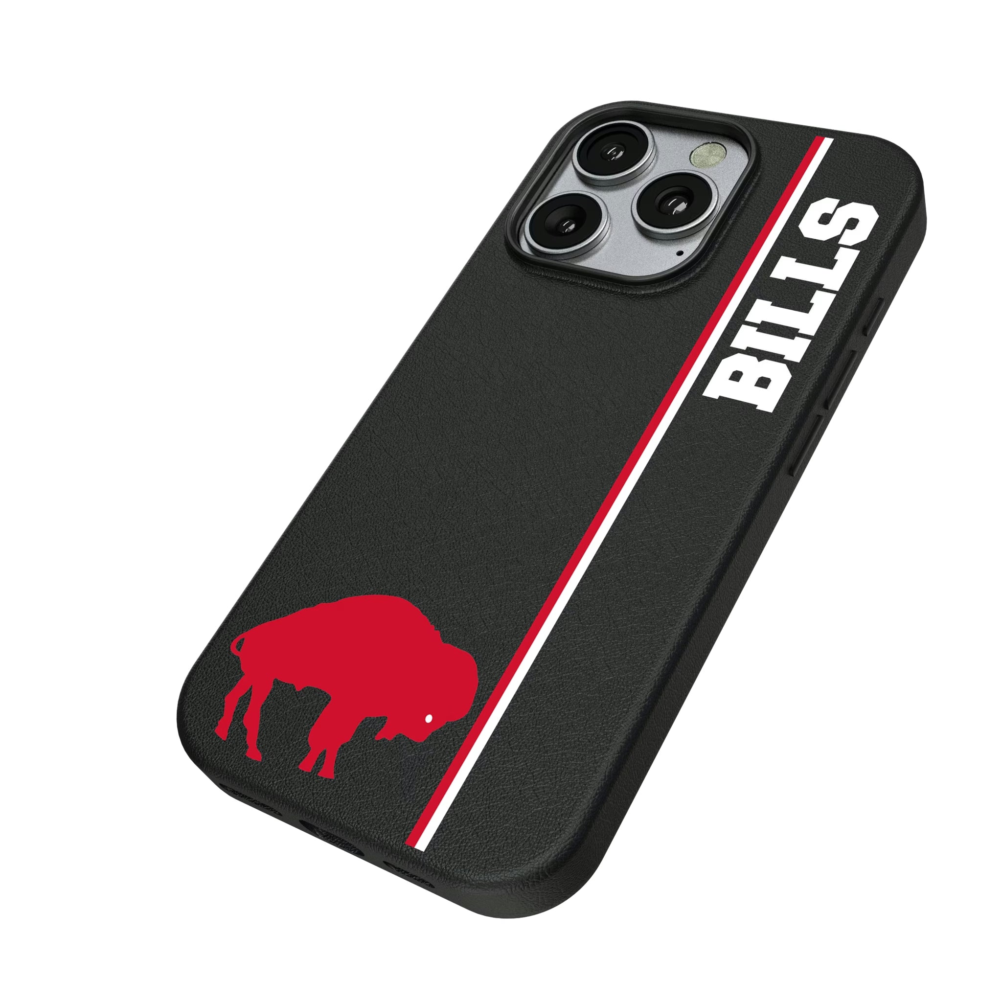 Buffalo Bills Historic Collection Sidebar iPhone MagSafe Compatible Phone Case for Apple iPhone - Isometric View