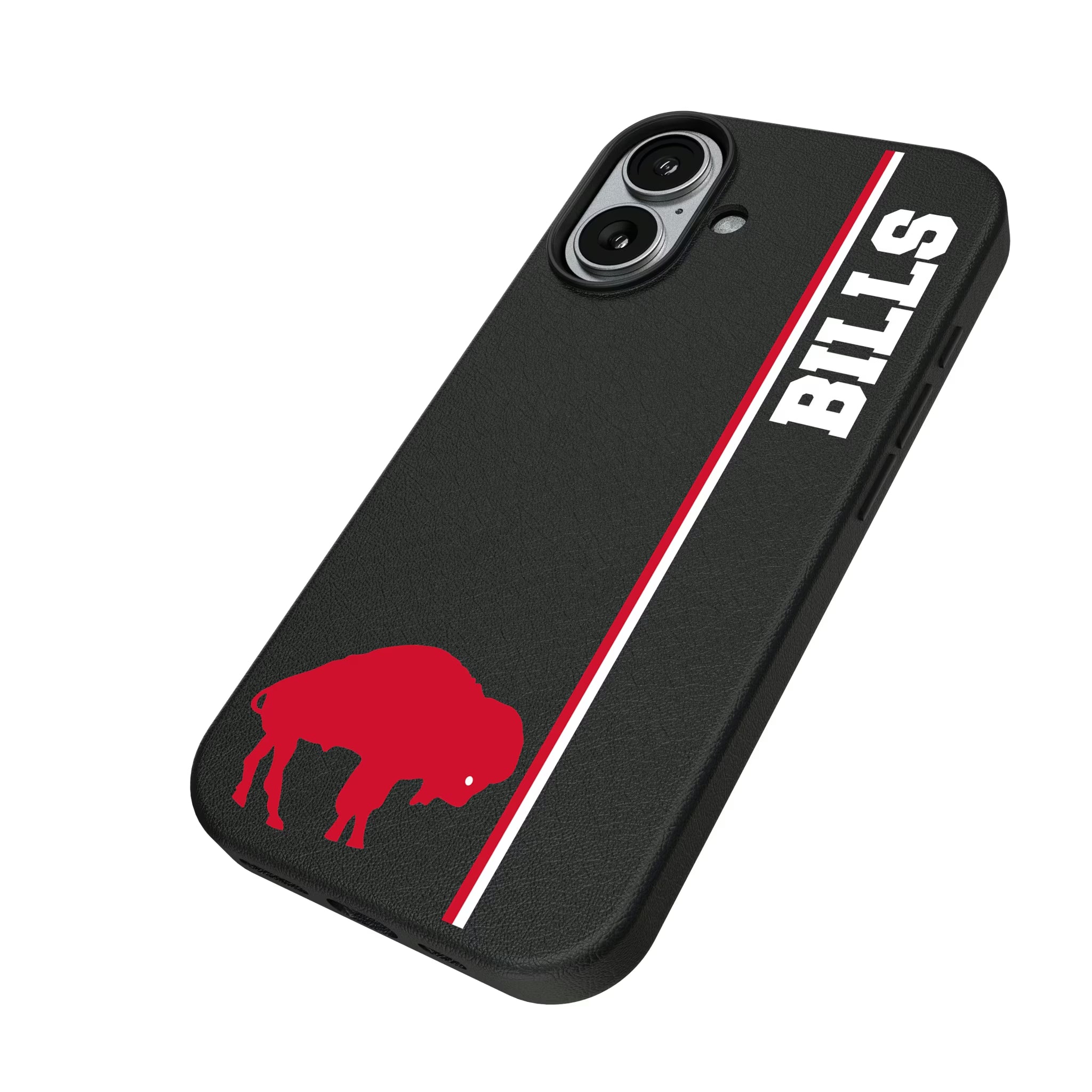 Buffalo Bills Historic Collection Sidebar iPhone MagSafe Compatible Phone Case for Apple iPhone - Isometric View#Device_iPhone 17