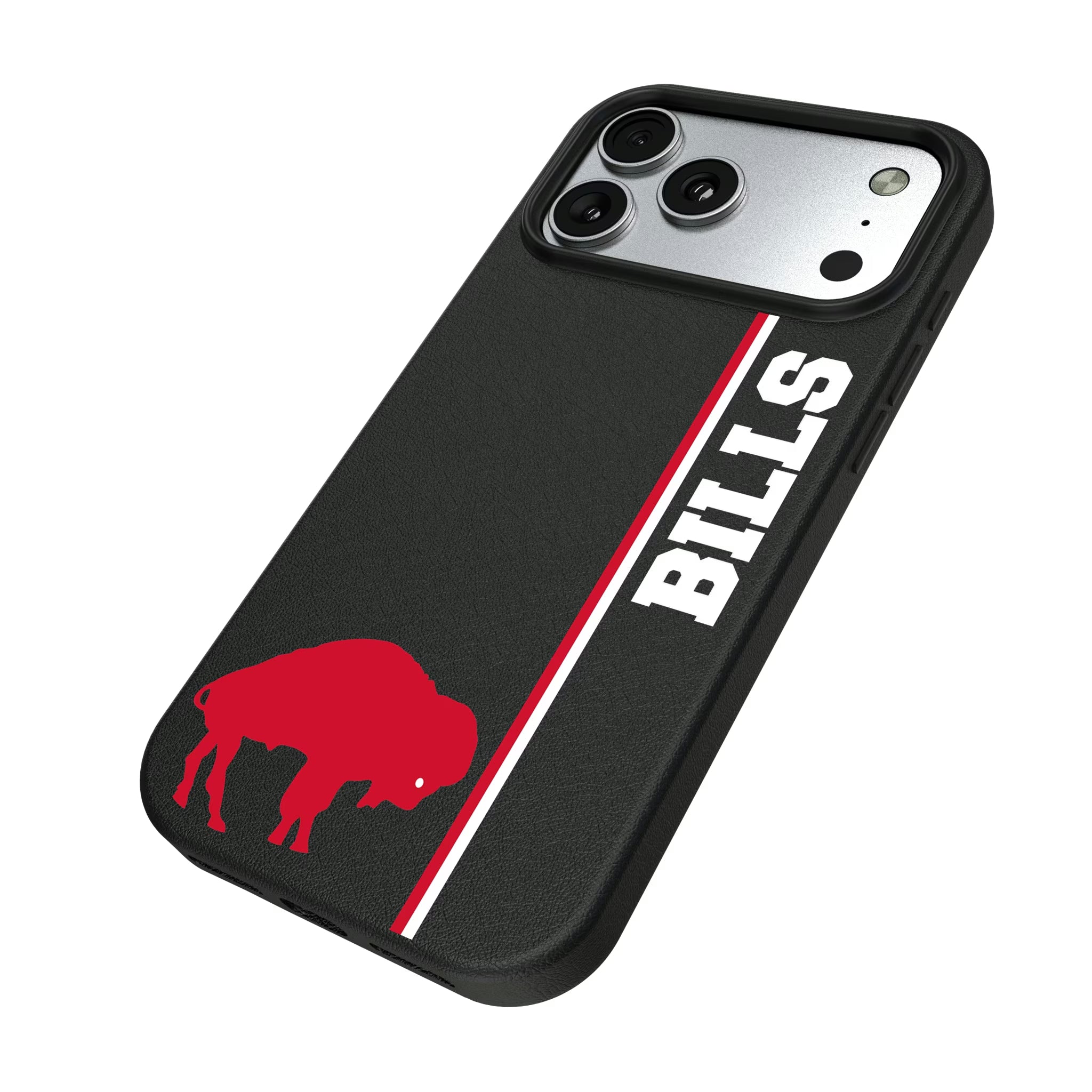 Buffalo Bills Historic Collection Sidebar iPhone MagSafe Compatible Phone Case for Apple iPhone - Isometric View#Device_iPhone 17 Pro Max